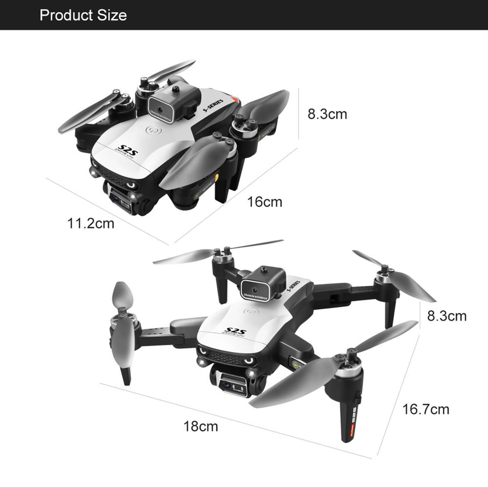 Rutaqian Drohne , HD 4/6K Kamera 20 Bürstenlosen Drohne mit Faltbare (4k/6k, Minuten RC Motor Quadrocopter Flug)