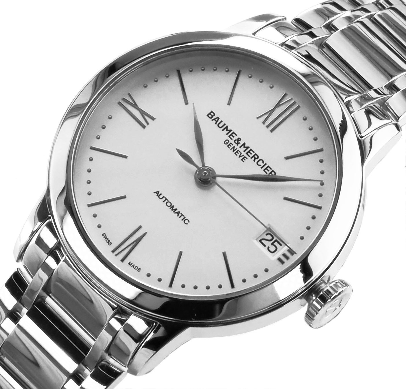 Baume & Mercier Automatikuhr Swiss Made Damen Uhr M0A10495 Classima 34 mm Ø Classima