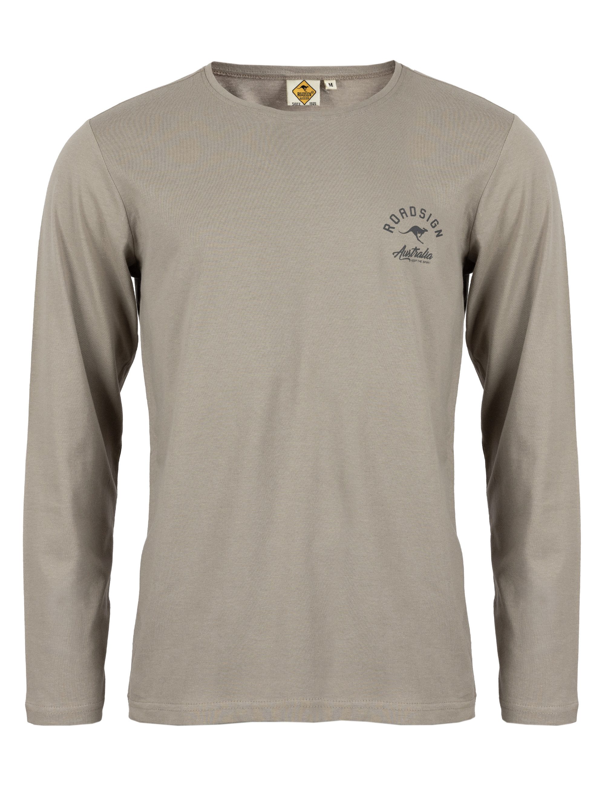 ROADSIGN australia Langarmshirt Small Logo (1, 1-tlg., 1) minimalistisches Printshirt für urbane Looks im Winter