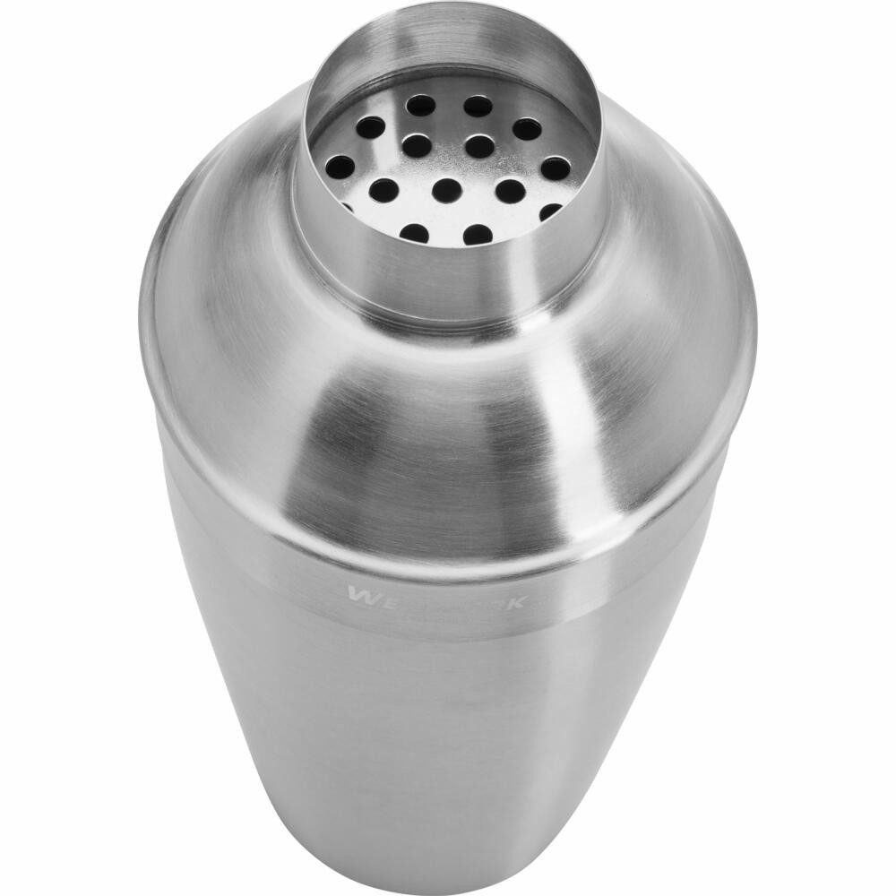 WESTMARK Cocktail Shaker, Shaker, 3 tlg., 0,75 l, mit integriertem Sieb, Edelstahl