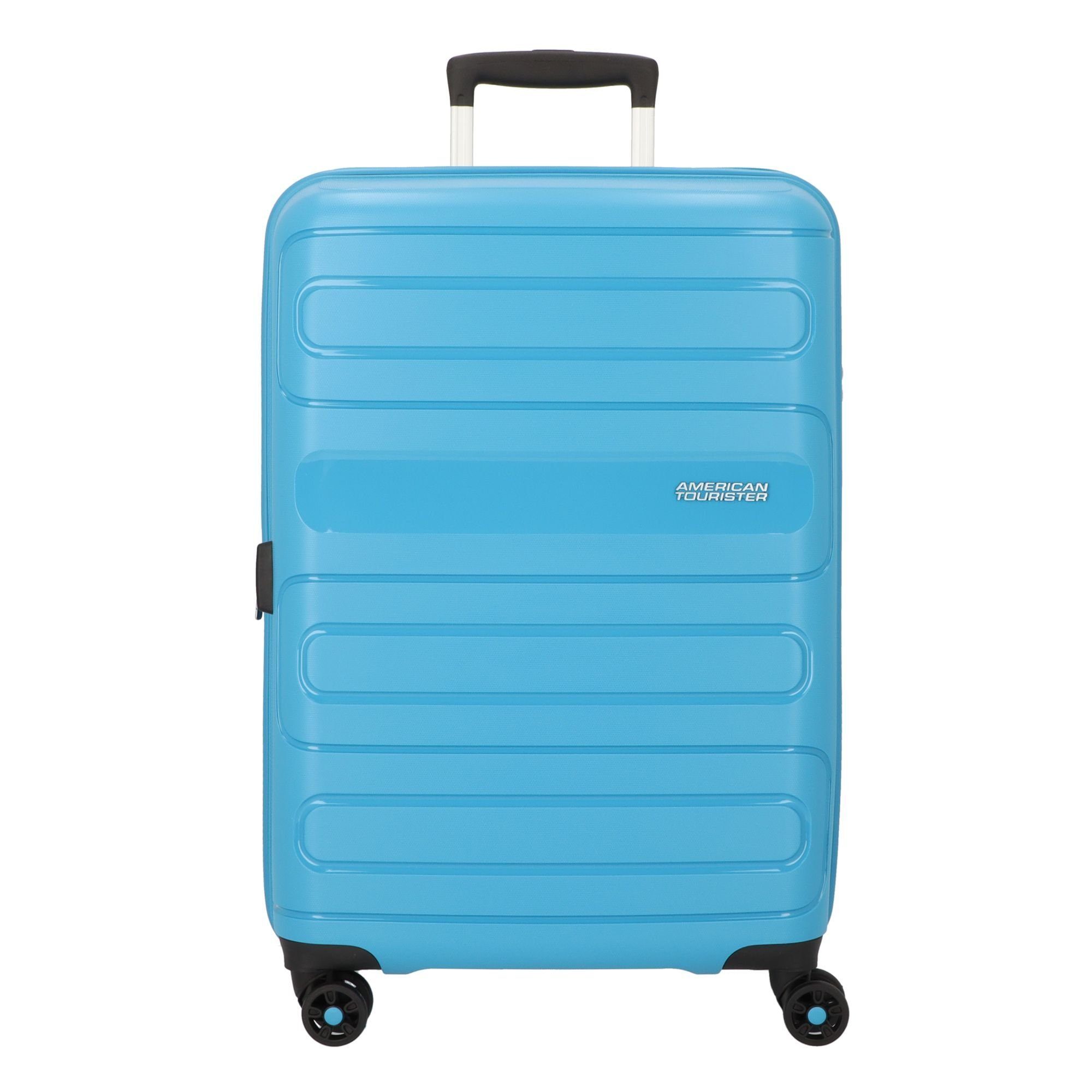 Rollen, Sunside, 4 Polypropylen Hartschalen-Trolley American Tourister® totally teal