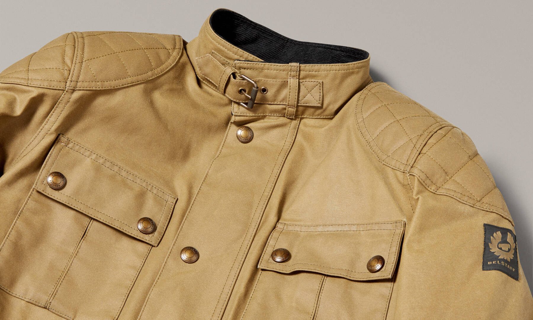 Belstaff Motorradjacke Brooklands Motorrad Wachsjacke