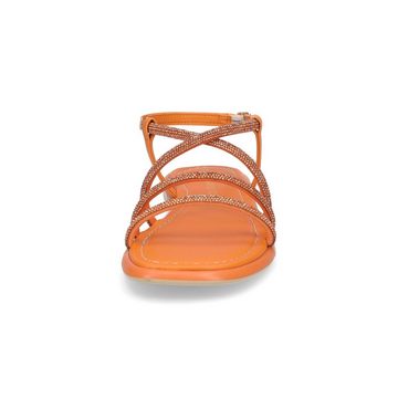 MARCO TOZZI Marco Tozzi Damen Sandale orange Glitzer Sandale