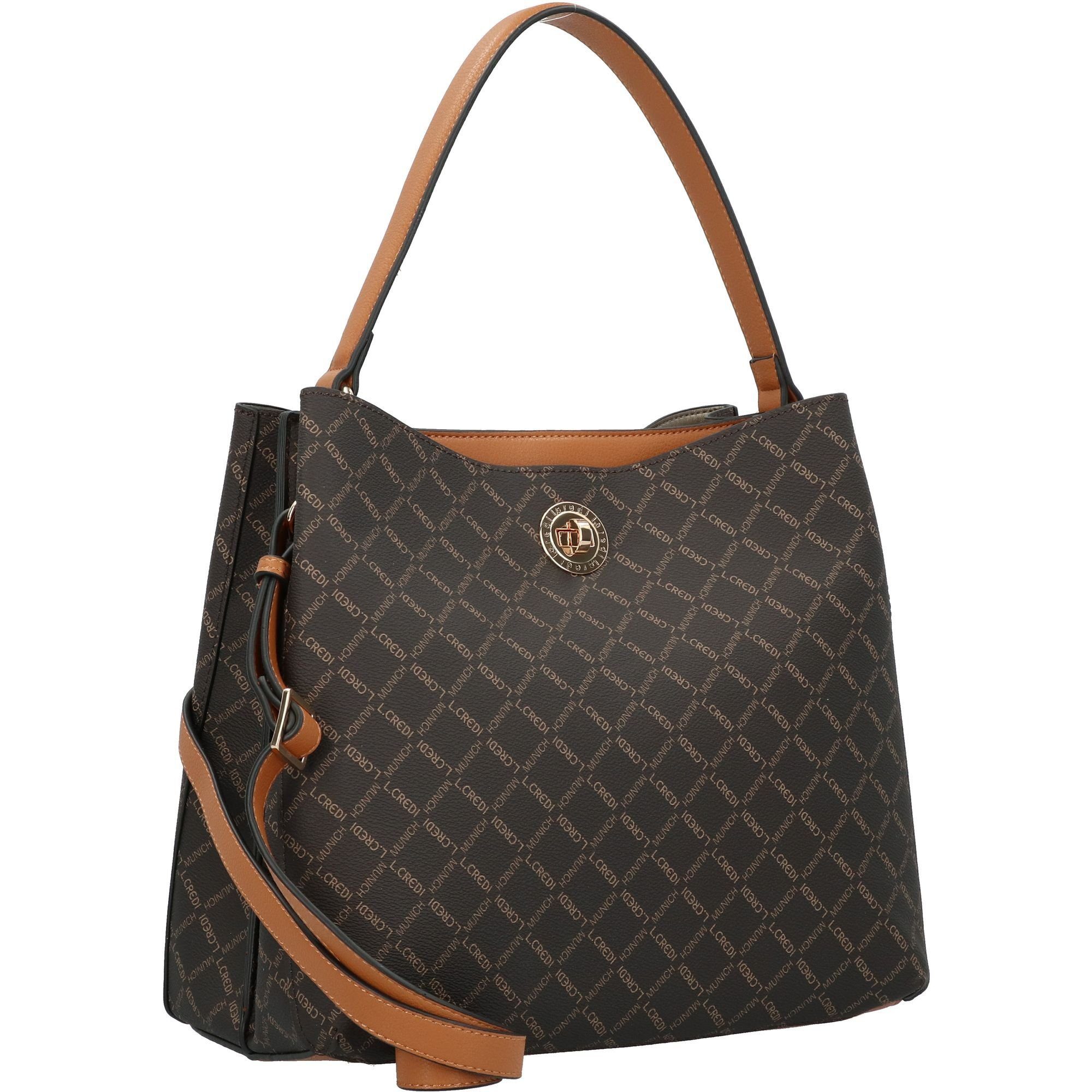 L. CREDI Schultertasche Filiberta, Kunstleder günstig online kaufen