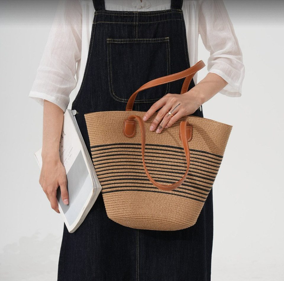 Coonoor Strandtasche Strohtaschen für Damen, Gewebte günstig online kaufen