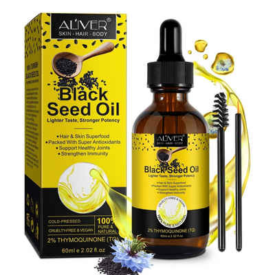 ALIVER Haaröl Schwarzkümmelöl Hautöl Haaröl Bio Vegan Aliver, 1-tlg., Vegan