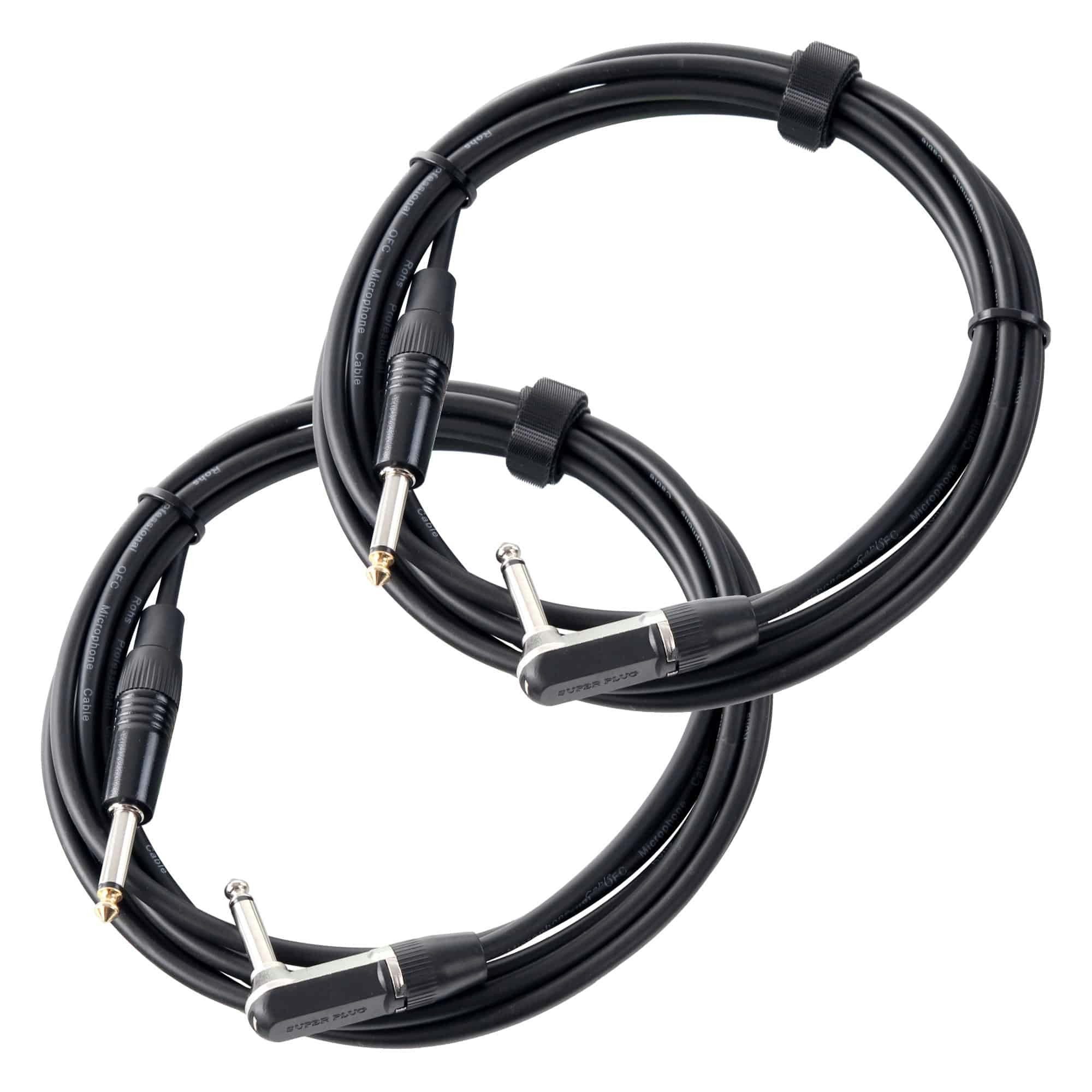 INST-A-3 Winkel-Klinkenkabel 3 m Instrumentenkabel