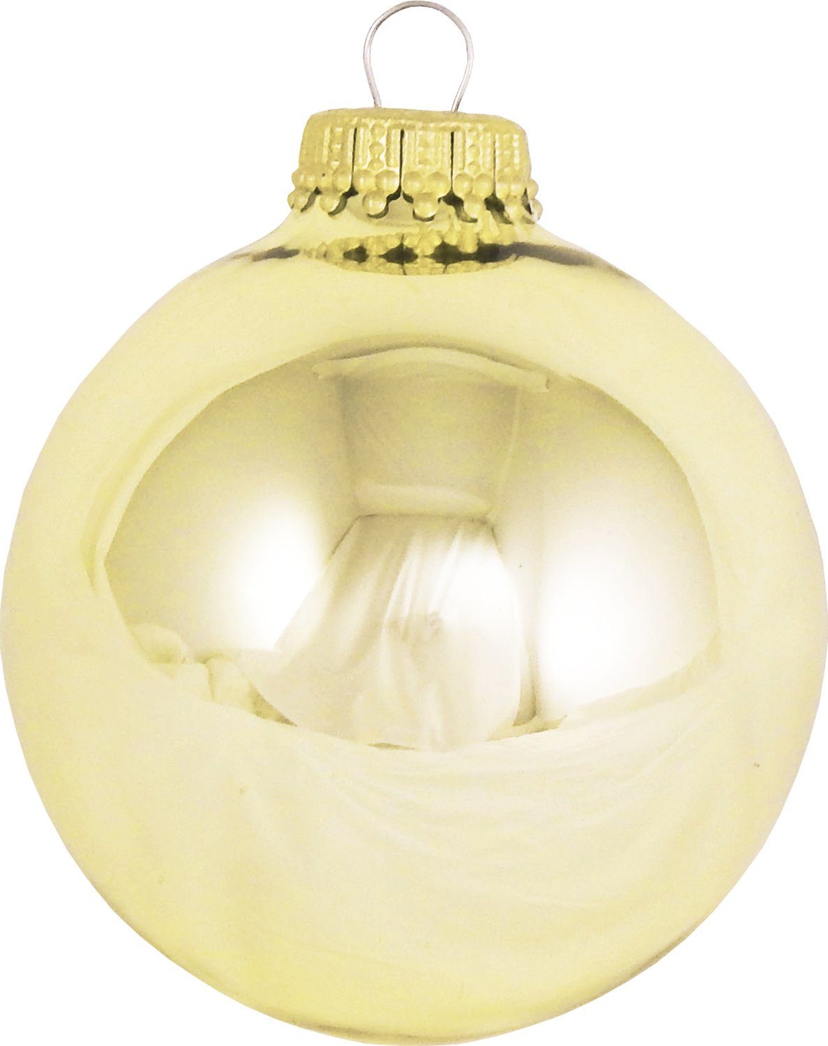 Krebs Glas Lauscha Weihnachtsbaumkugel CBK70116, Weihnachtsdeko, Christbaumschmuck, Christbaumkugeln Glas (8 St)