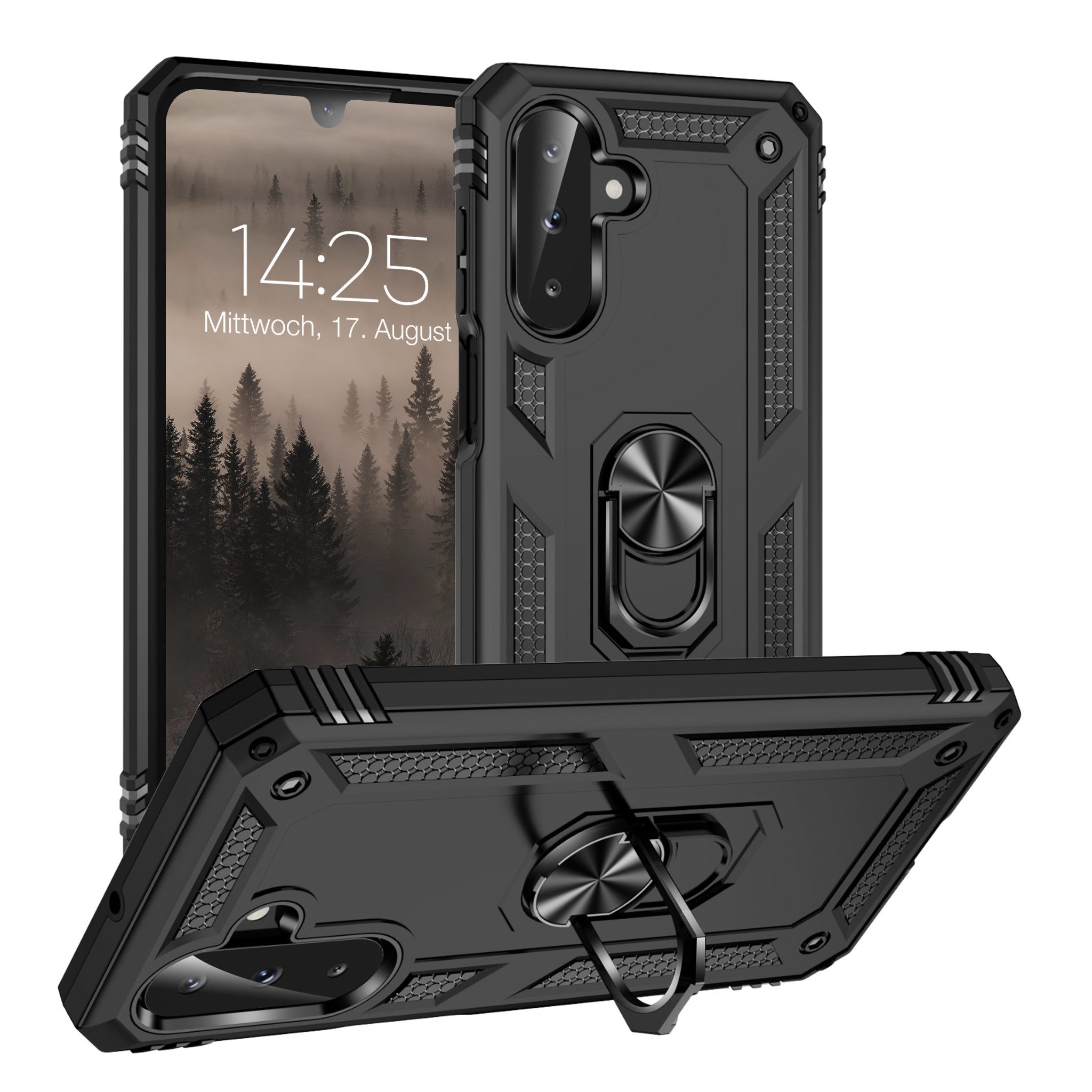 Tec-Expert Handyhülle Outdoor Cover Hülle für Samsung Galaxy A17 / A17 5G 6.7 Zoll, 6.7", Premium Hülle aus verstärktem Polycarbonat