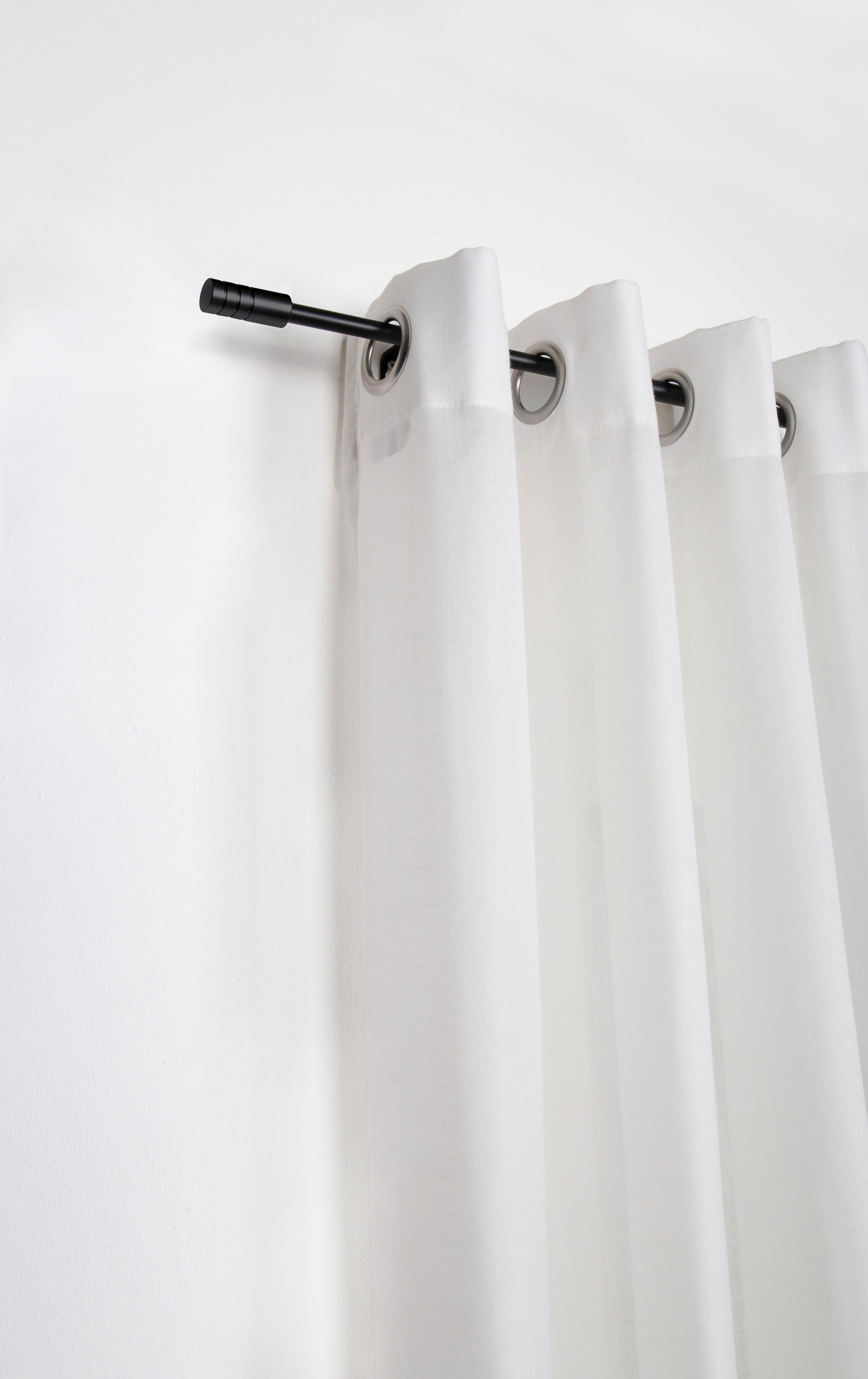 mydeco Gardinenstange rillcube, Ø 16 mm, 1-läufig, ausziehbar, verschraubt, Aluminium