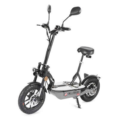 ENEWAY E-Scooter DER REVOLUZZER 45 3.5 pro - 1600W - EScooter 45km/h 48V 18AH BleiGel, 45,00 km/h, (Set, Revoluzzer 3.5 1600W 45 km/h 18AH Blei Akku), zugelassen laut StVZO