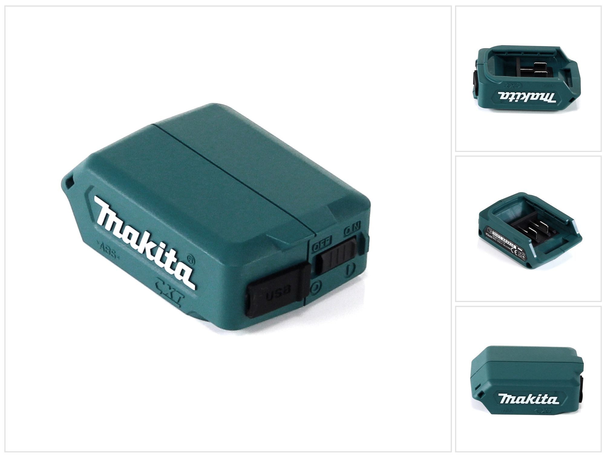 Makita DEAADP08 USB Adapter für 10,8V-12V max. für Li-Ion Akkus Akkupacks