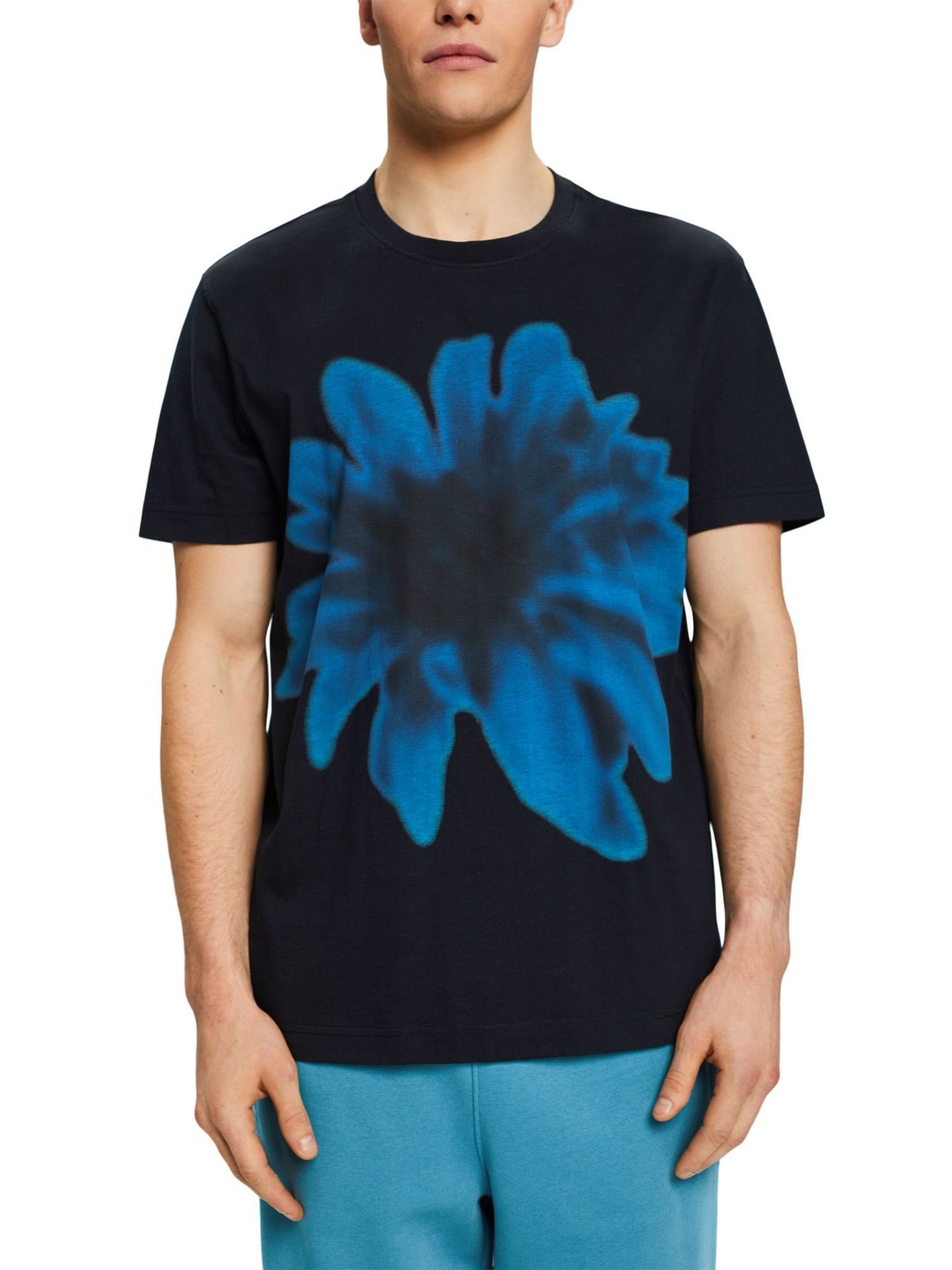 BLACK (1-tlg) Pima-Baumwolle aus T-Shirt Esprit T-Shirt