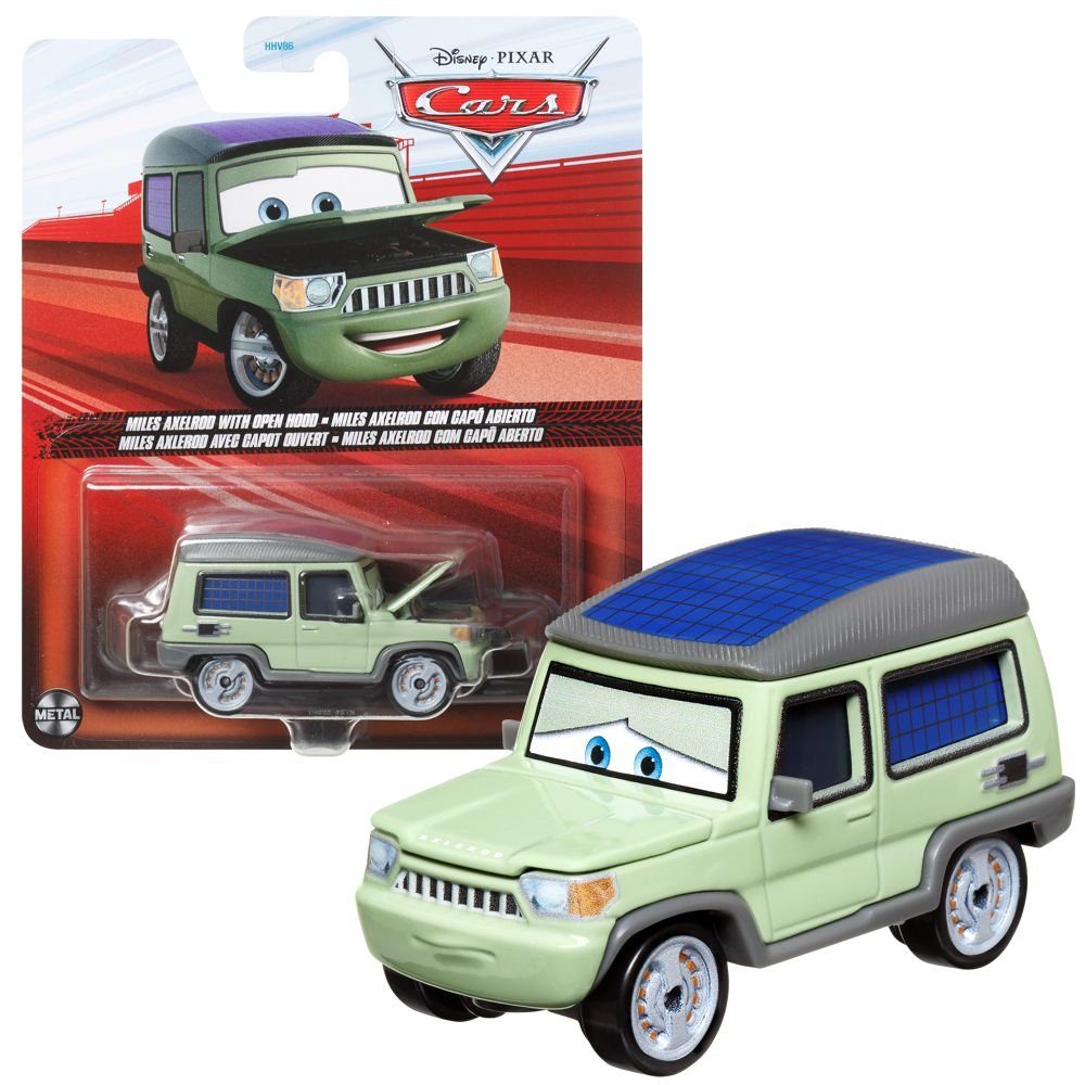 Spielzeug-Rennwagen Miles Axelrod Y0485 Disney Cars Cast 1:55 Autos Mattel Fahrzeuge