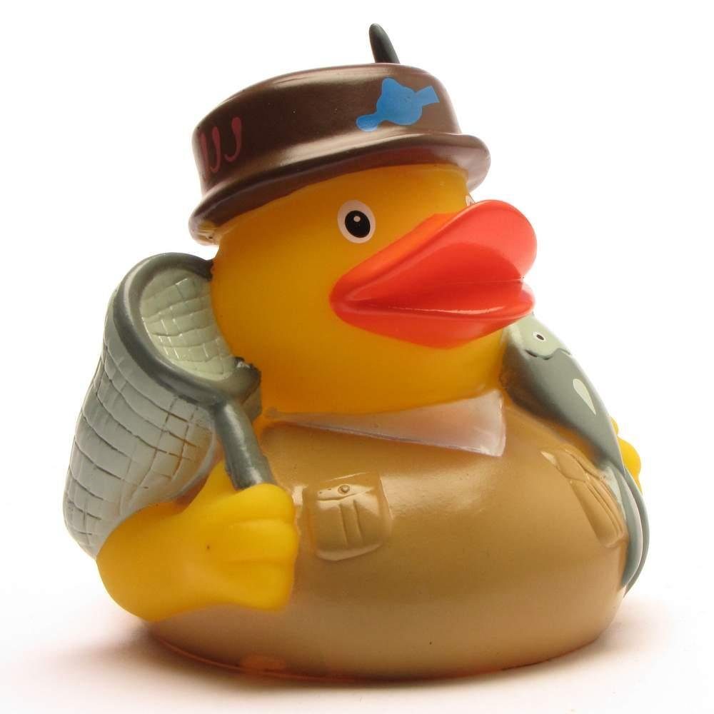 Duckshop Quietscheente Badespielzeug Badeente - Angler