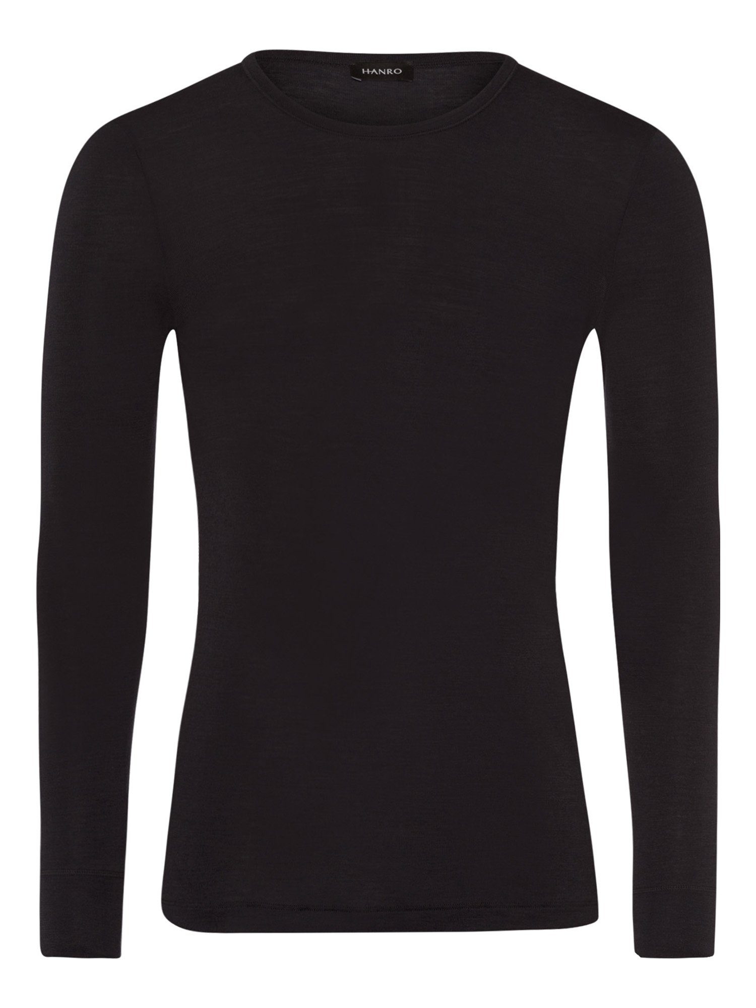 anthracite Hanro Silk Longsleeve Woolen