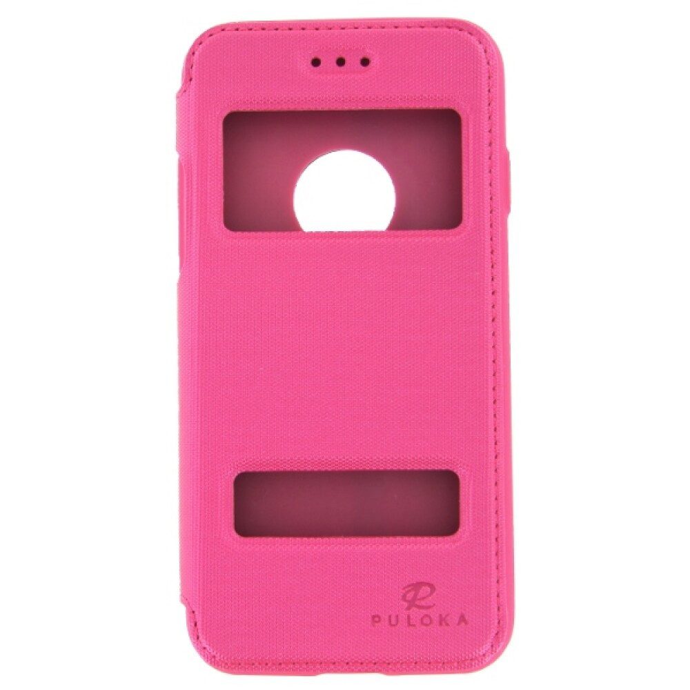 Handytasche Flip Hülle Handyhülle für iPhone 7 Pink Schutz Case (Flip Cover)