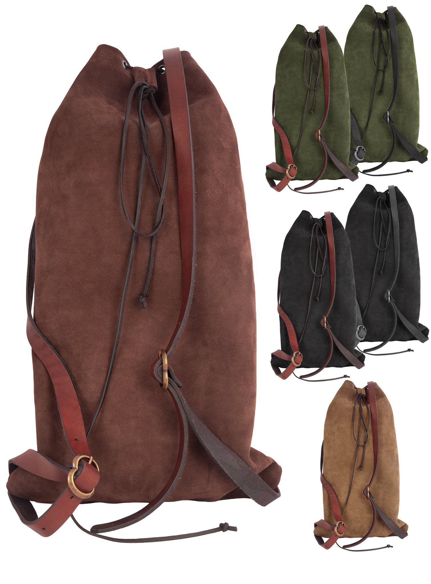 Andracor Freizeitrucksack Beutel-Rucksack - Weltenbummler