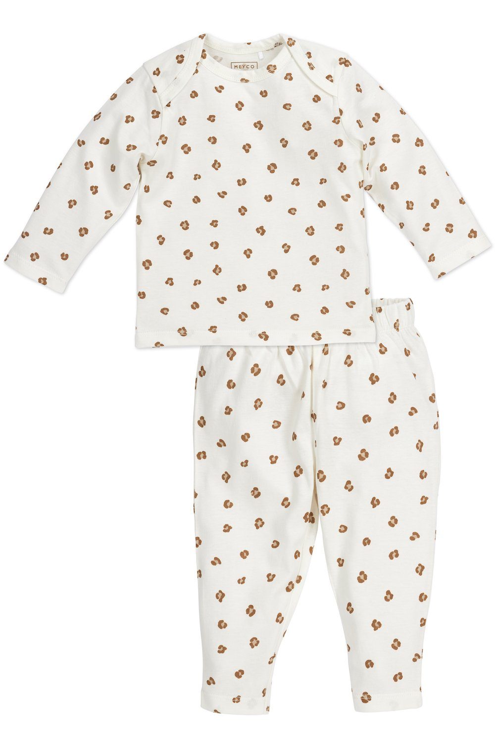 Meyco Baby Pyjama Mini Panther Offwhite (1 tlg) 74/80