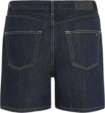 Tommy Hilfiger Shorts SMD DNM STRAIGHT SHORT HW LINA mit Kontrastnähten