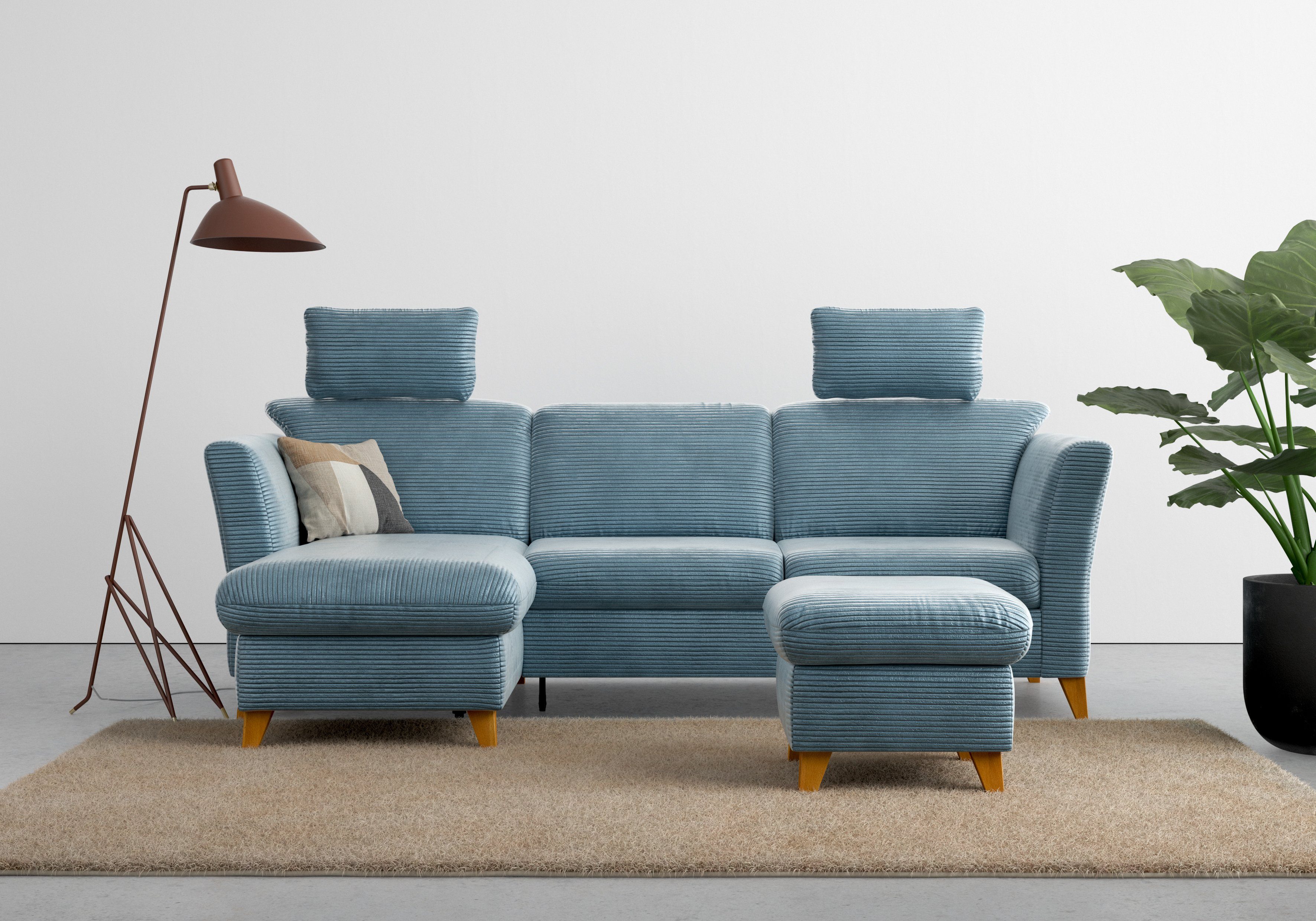 Home affaire Ecksofa Trelleborg L-Form, wahlweise günstig online kaufen