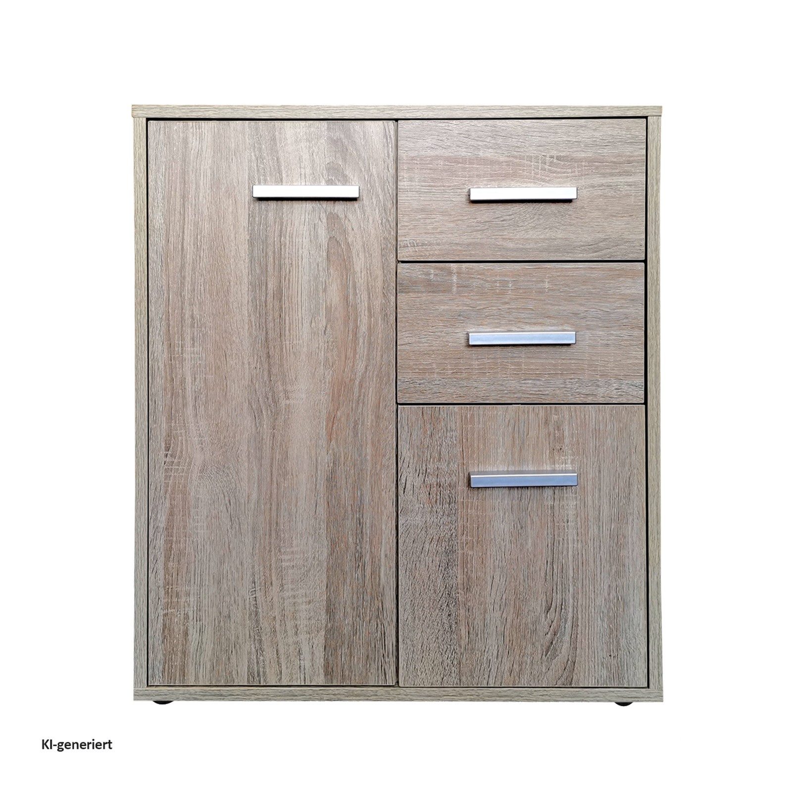 HTI-Line Kommode Kommode Nina mit zwei Schubladen (Stück, 1 St., 1 Kommode), Anrichte Sideboard Schrank