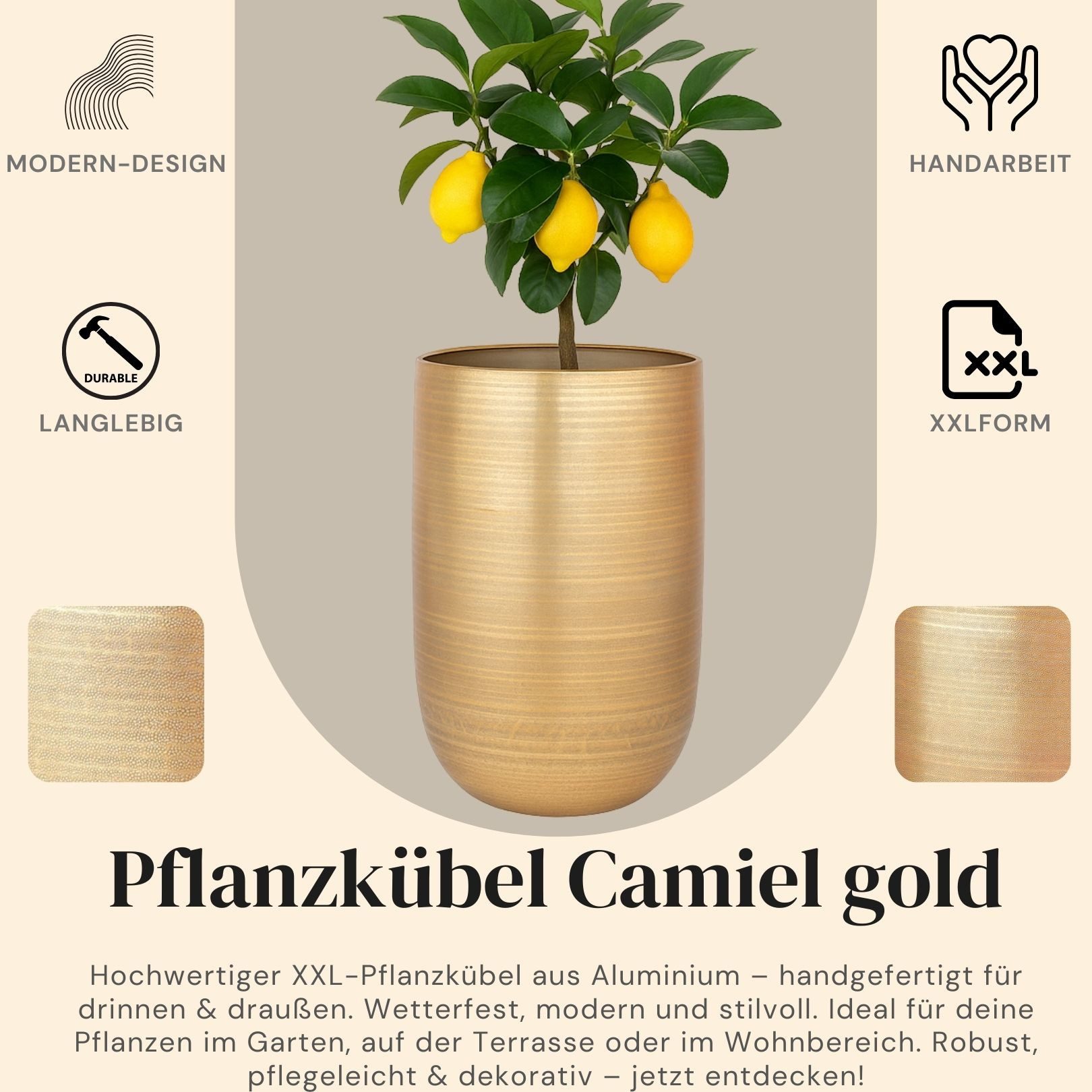 Marrakesch Orient & Mediterran Interior Übertopf günstig online kaufen