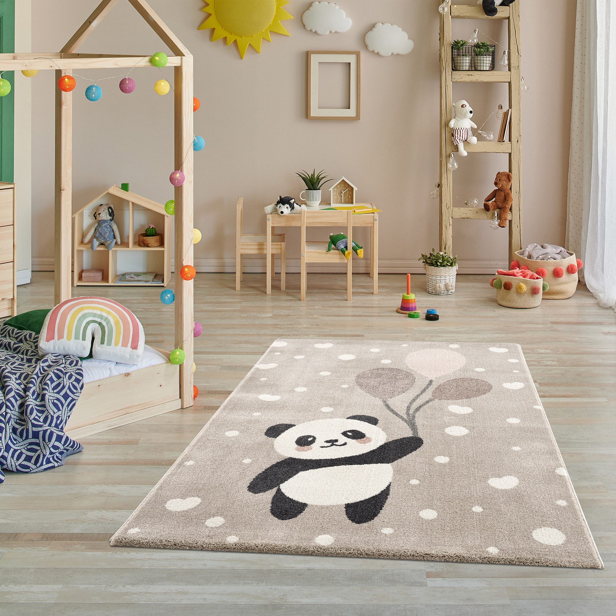 Jimri Kinderteppich Happy Friends Teppich für günstig online kaufen