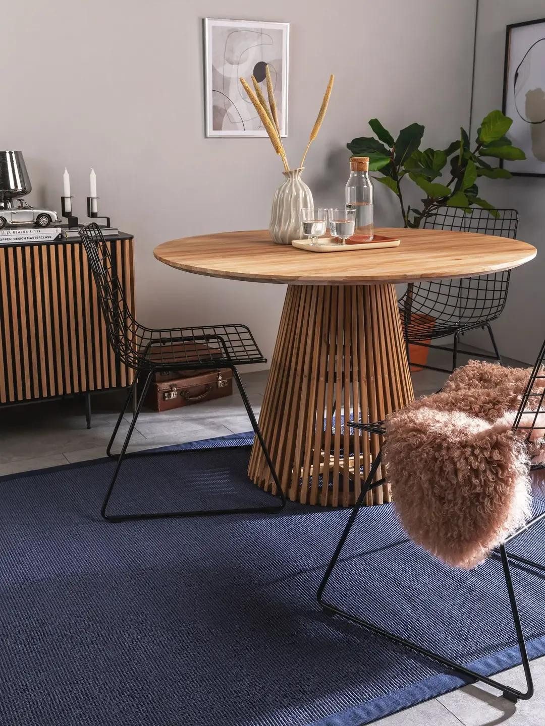benuta Sisalteppich Sana, rechteckig, Höhe: 5 mm, 100% Sisal Naturfaser, Teppich Wohnzimmer, Esszimmer, Schlafzimmer
