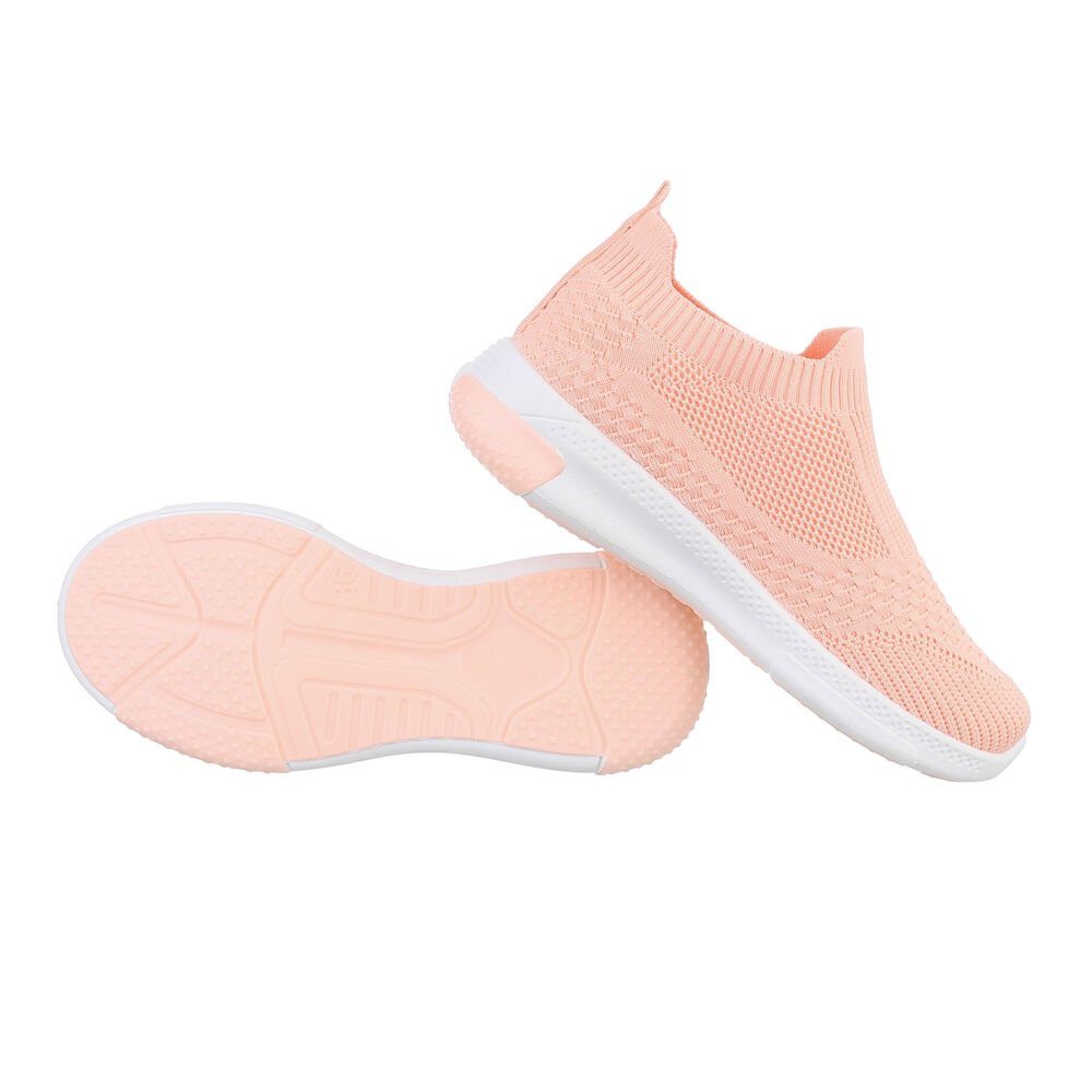 Ital-Design Kinder Sneaker (85758638) Flach Freizeitschuhe in Coral