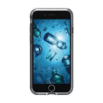 KMP Creative Lifesytle Product Handyhülle Recycelte Schutzhülle für iPhone SE3, 7/8, SE2 Transparent 4,7 Zoll