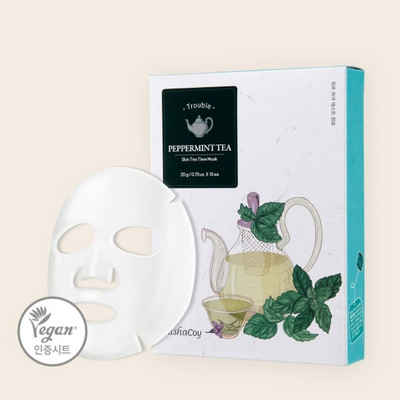 ElishaCoy Gesichtsmaske ElishaCoy Skin Tea Time Mask – Peppermint Tea 20g, 1-tlg.