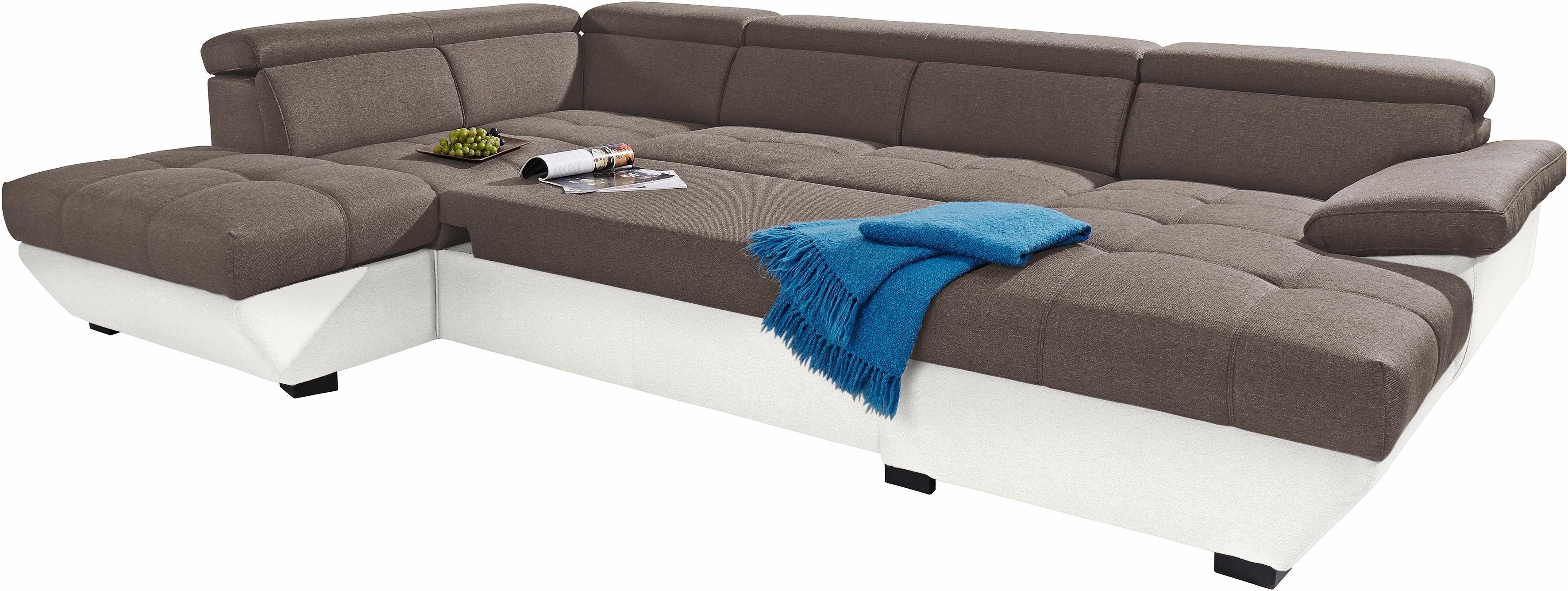 COTTA Wohnlandschaft Speedway U-Form, mit Kopfteilverstellung, günstig online kaufen