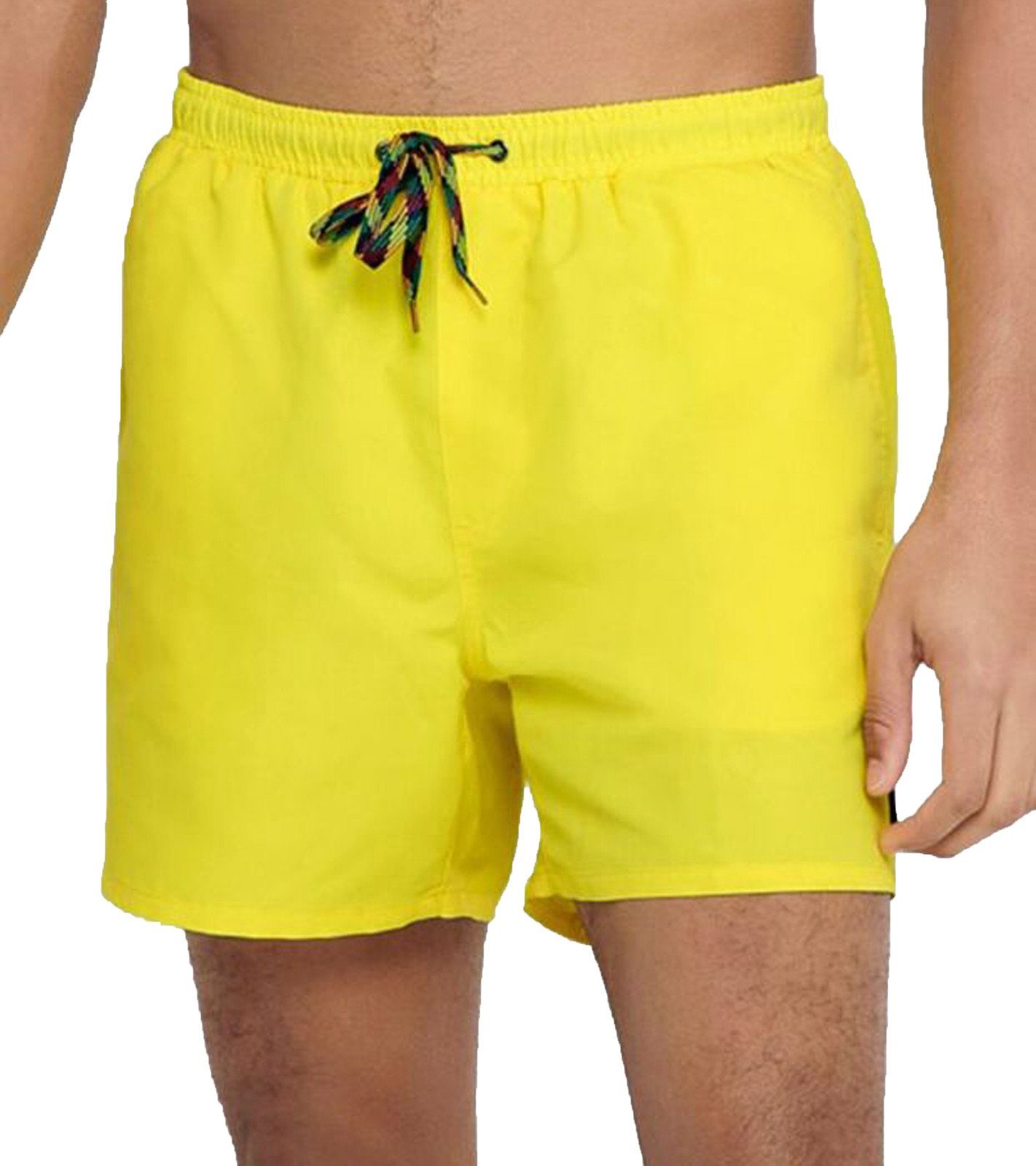 ONLY & SONS Stoffhose ONLY SONS Bade-Shorts Herren Ted GD Gelb Schwimmhose &