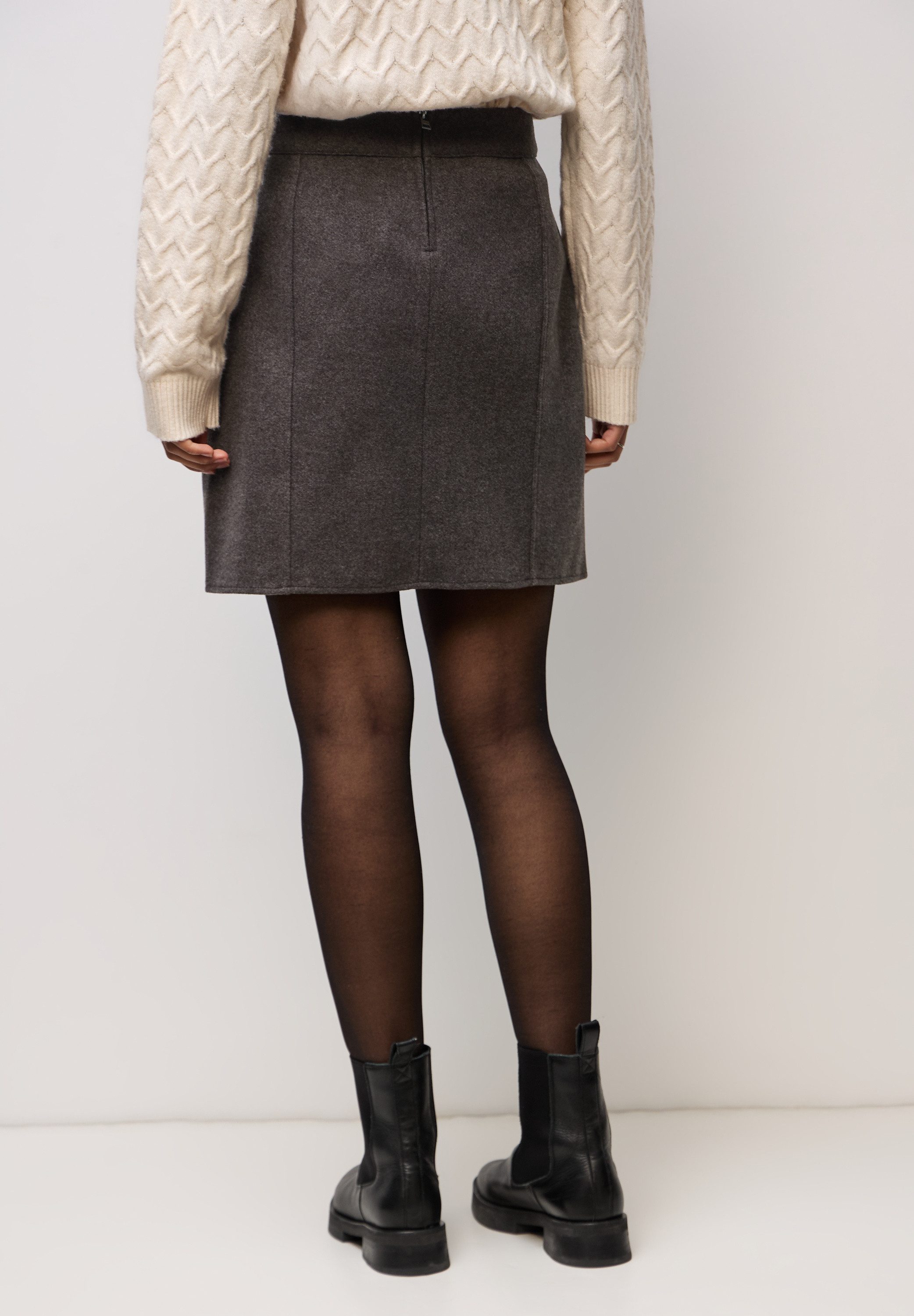 STREET ONE Minirock mit Schlitz günstig online kaufen