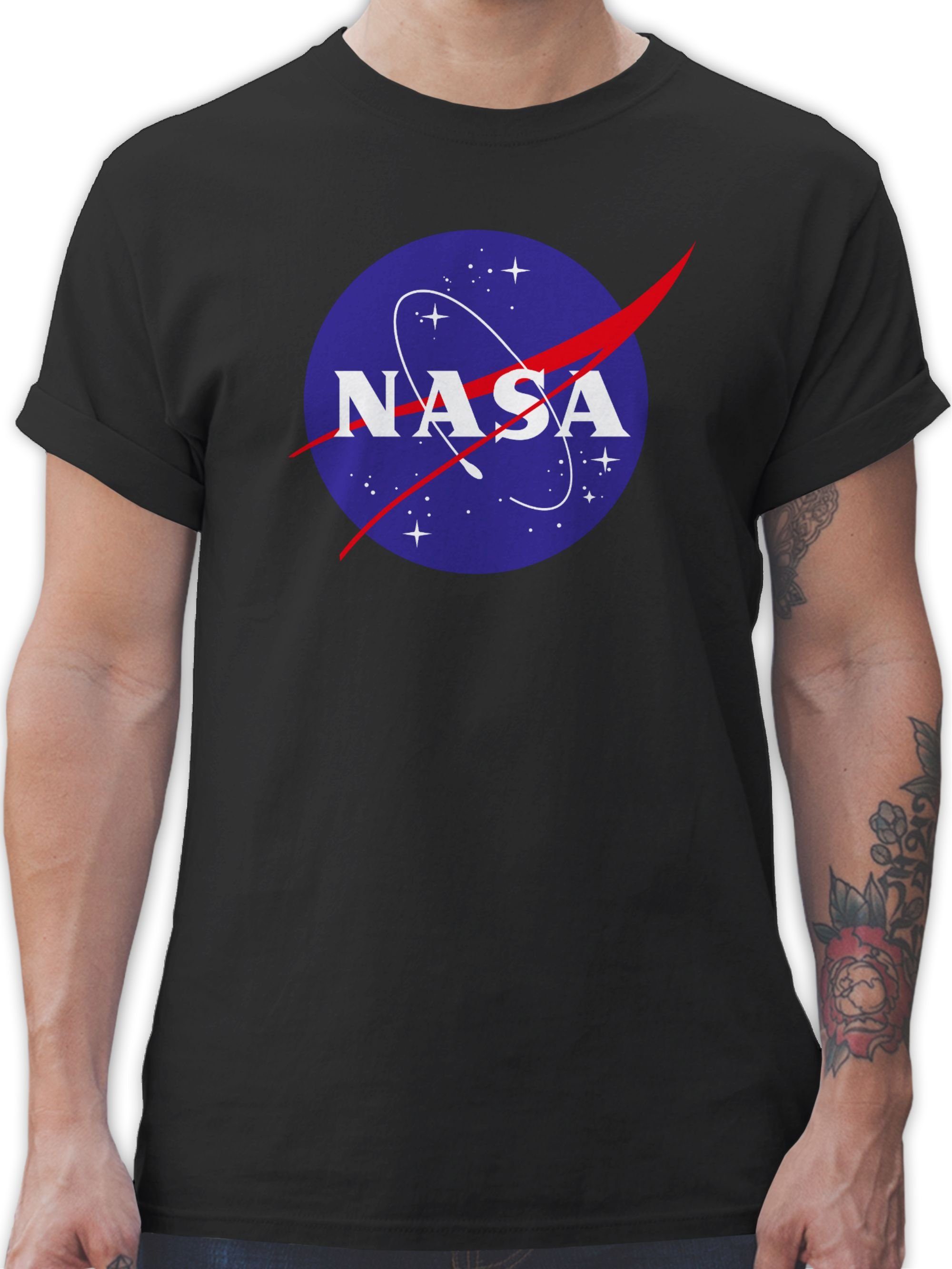 Shirtracer T-Shirt »Nasa Meatball Logo - Sprüche Statement mit Spruch -  Herren Premium T-Shirt« nasa herren - geekshirt