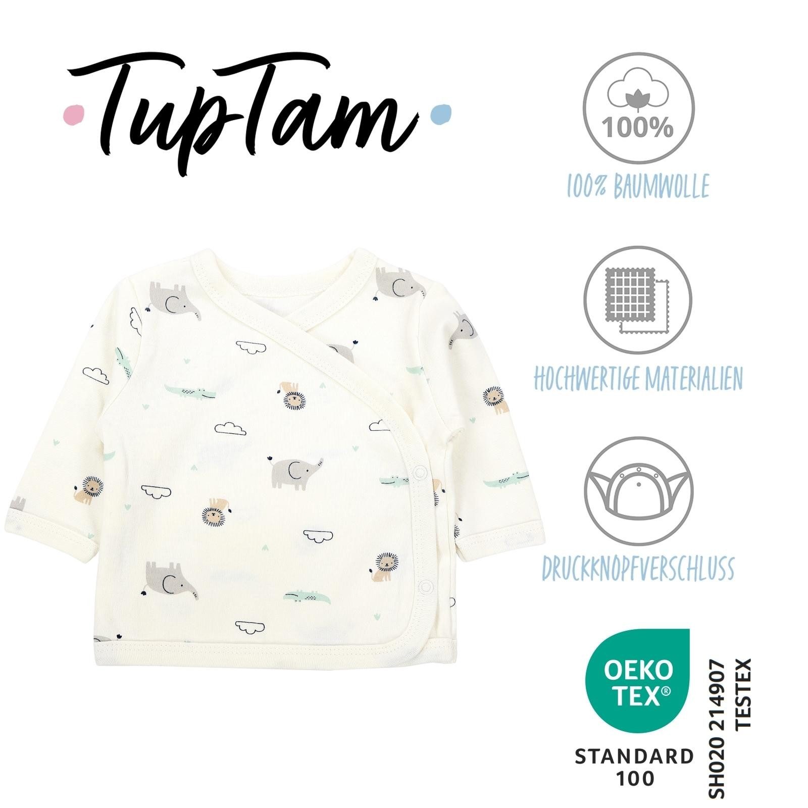 TupTam Wickelshirt TupTam Baby Jungen Langarm Wickelshirt Baumwolle 5er Set