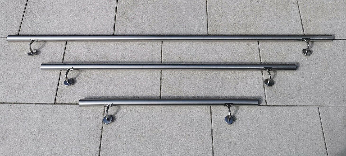 BruKa Handlauf FLEXI V2A Edelstahl Wandhandlauf Geländer Treppe Stange Grif günstig online kaufen