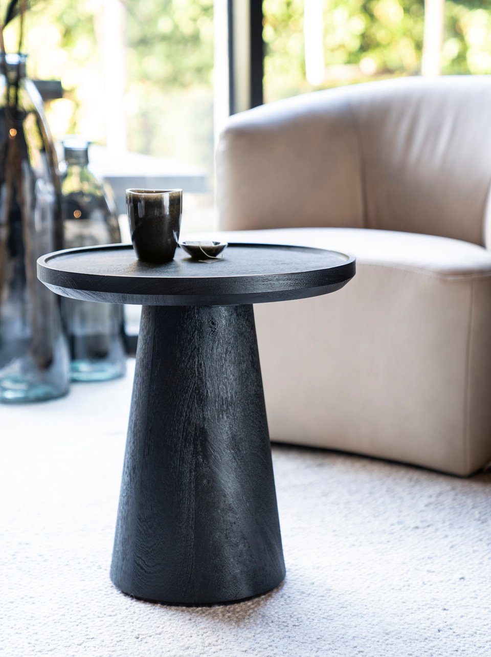 Maison ESTO Beistelltisch Couchtisch rund MARON günstig online kaufen