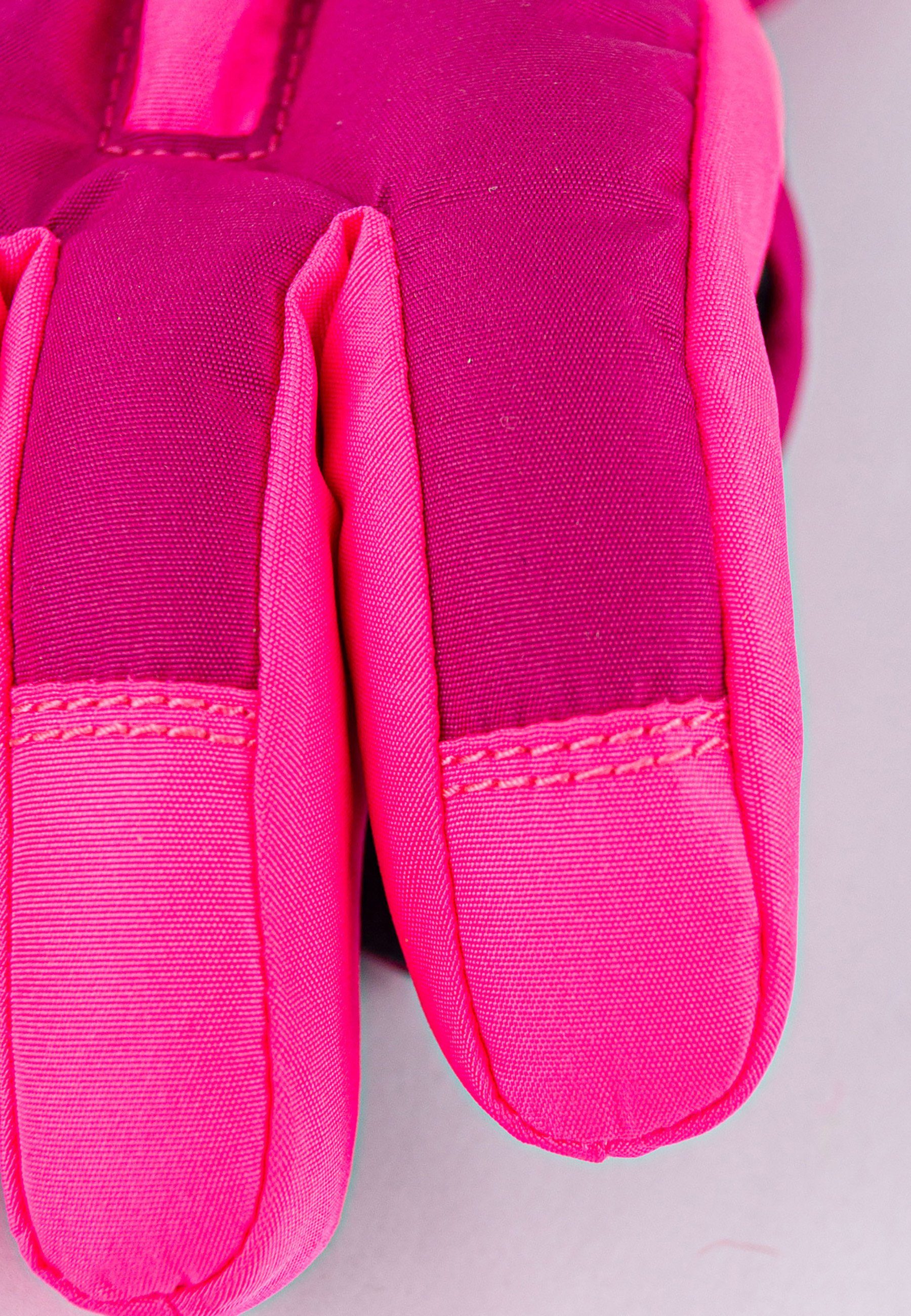 praktischer Reusch Handgelenkschlaufe rosa Ben mit Skihandschuhe