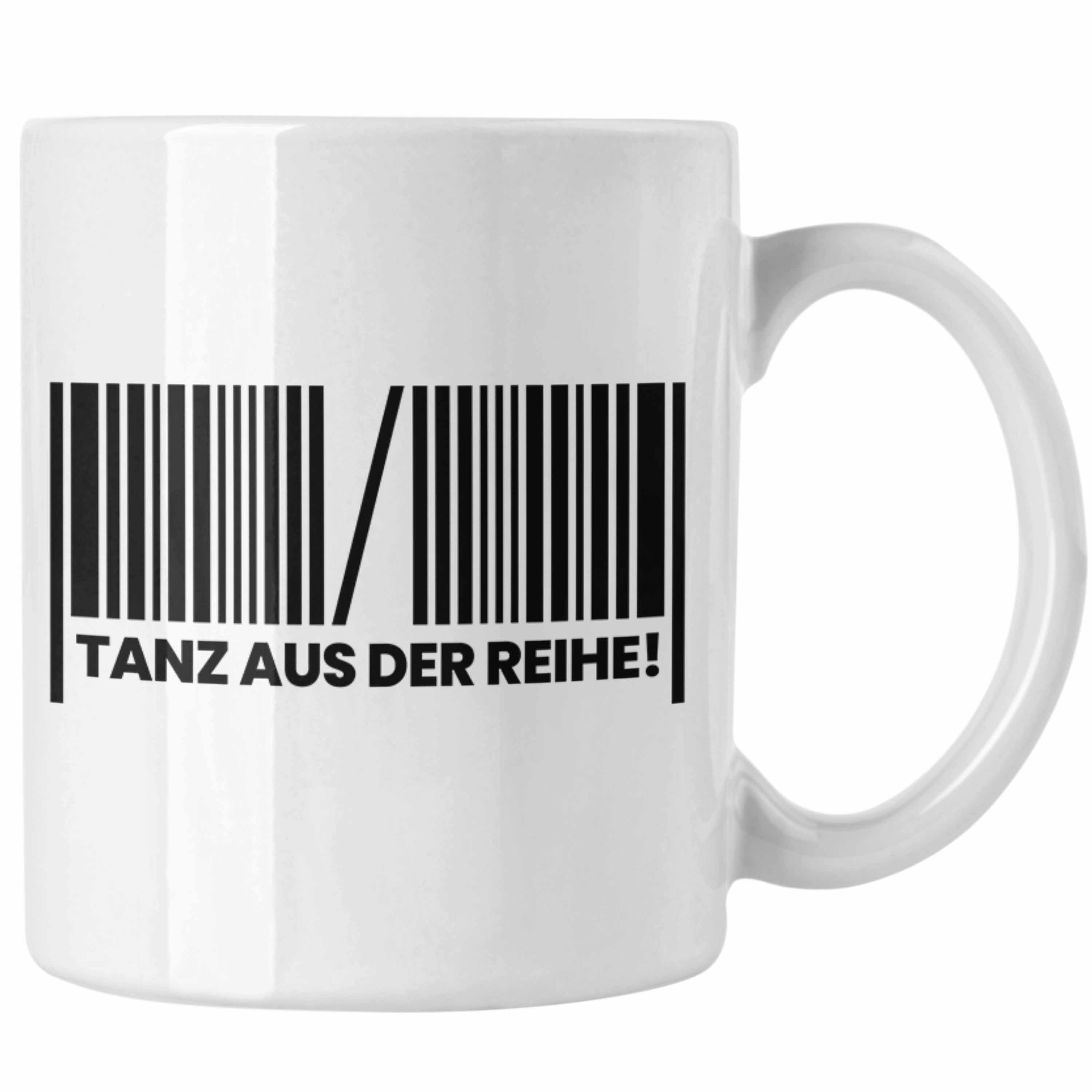 Trendation Tasse Trendation - Tanzen Tasse Geschenk Tänzerin Geschenkideen Frau Mann Mädchen Kinder Spruch Tanz-Lehrer Lehrerin Weiss