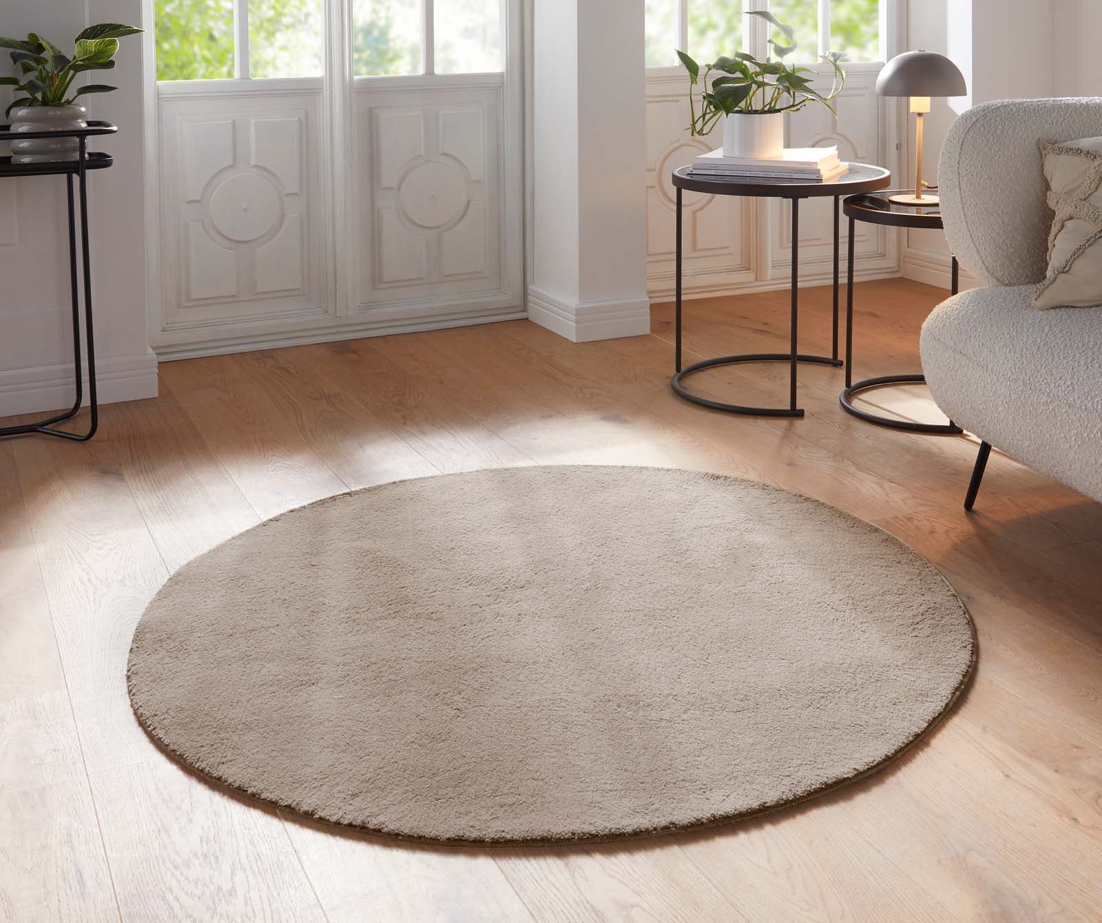 TaraCarpet Teppich Supersoft Kurzflorteppich Fiona Uni, günstig online kaufen