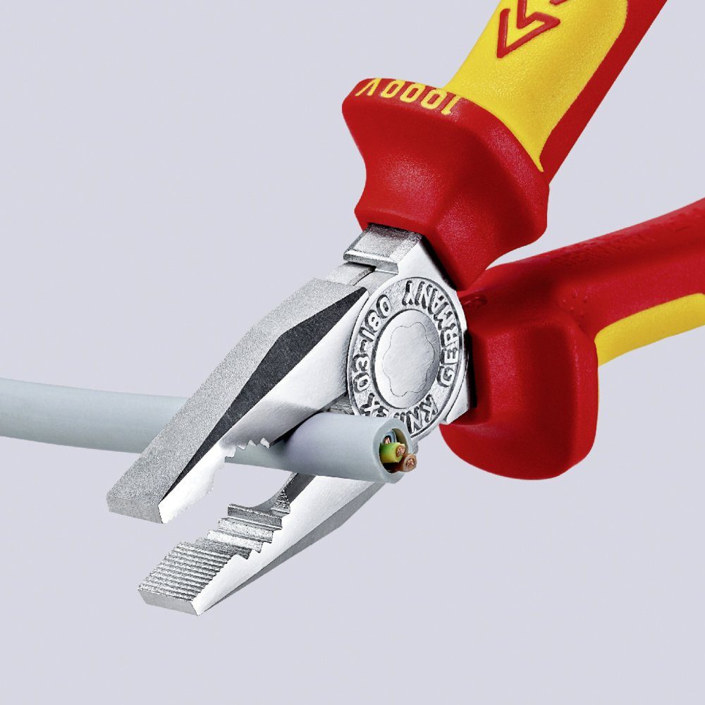 Thumbnail - Knipex Kombizange Knipex 03 06 180 T VDE Kombizange 180 mm DIN EN 60900, DIN ISO 5746
