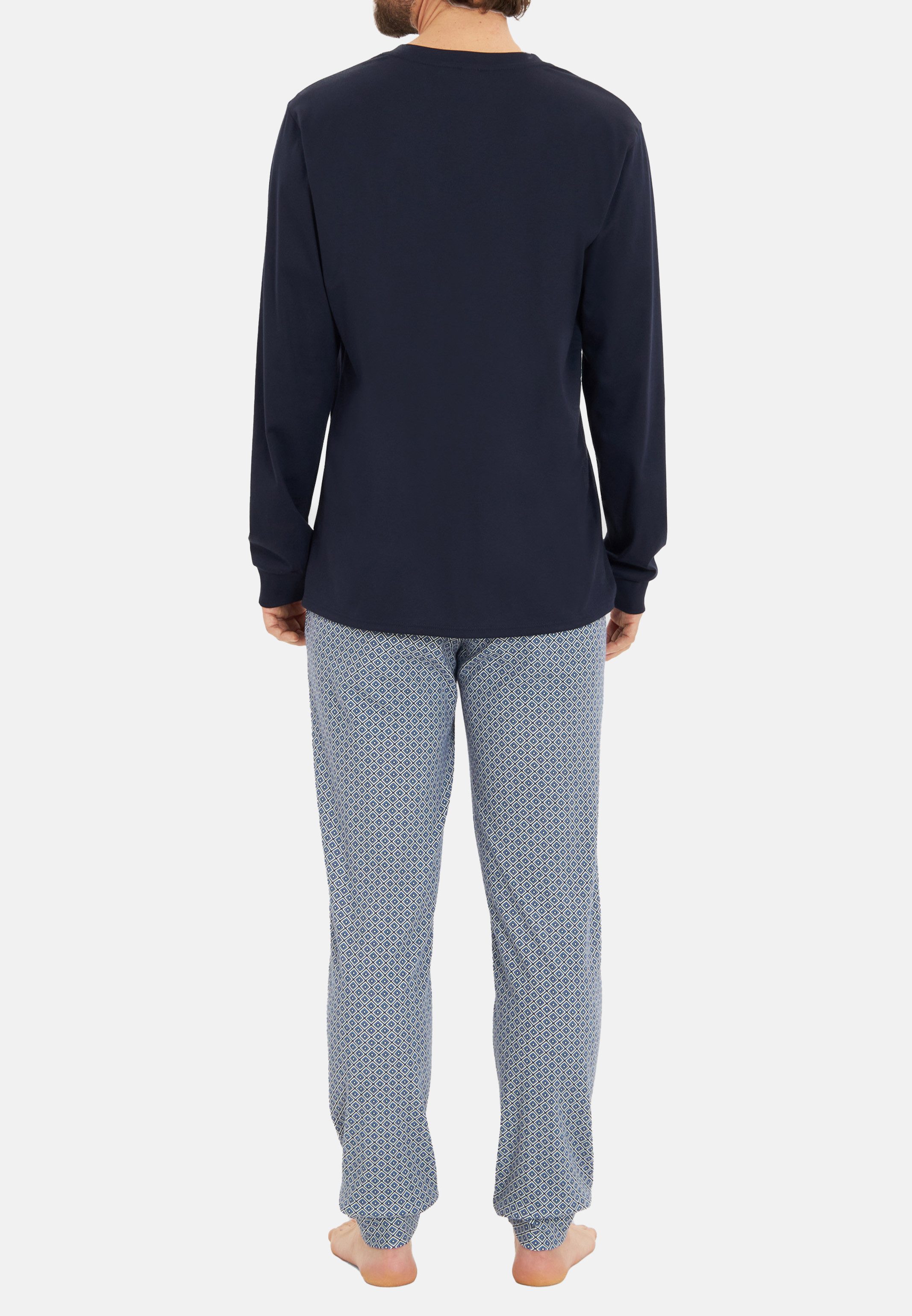 Rösch Pyjama Basic (Set, 2 tlg) Schlafanzug - Baumwolle - Atmungsaktiv