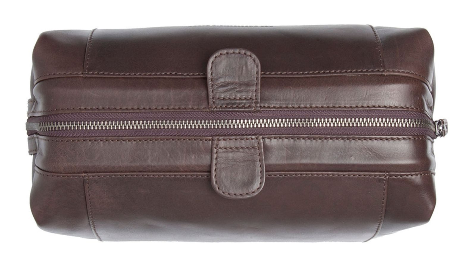 The Chesterfield Brand Kulturbeutel Washbag, aus echtem Rindsleder