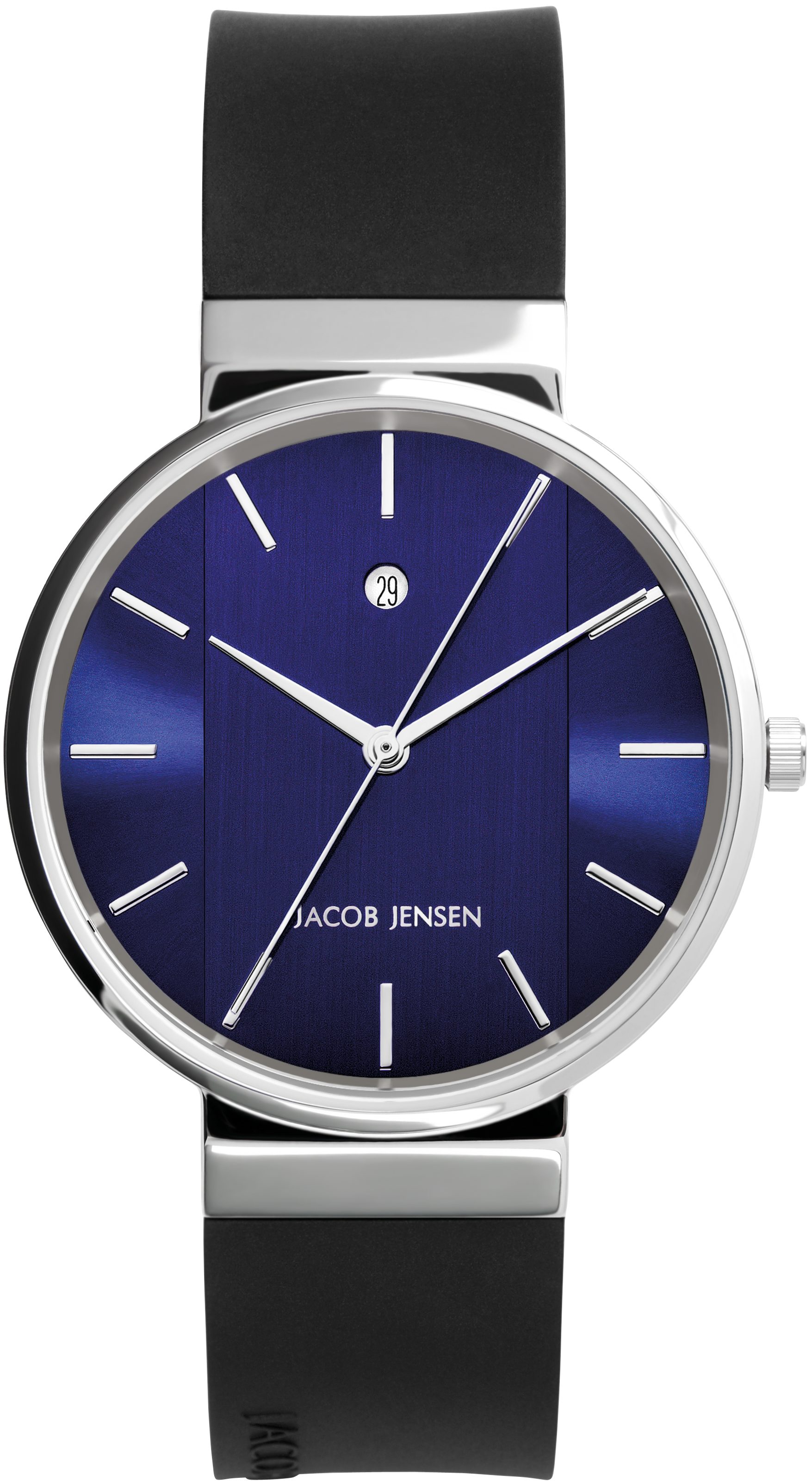 Jacob Jensen Quarzuhr New Line 739, Armbanduhr, Herrenuhr, analog, Tag