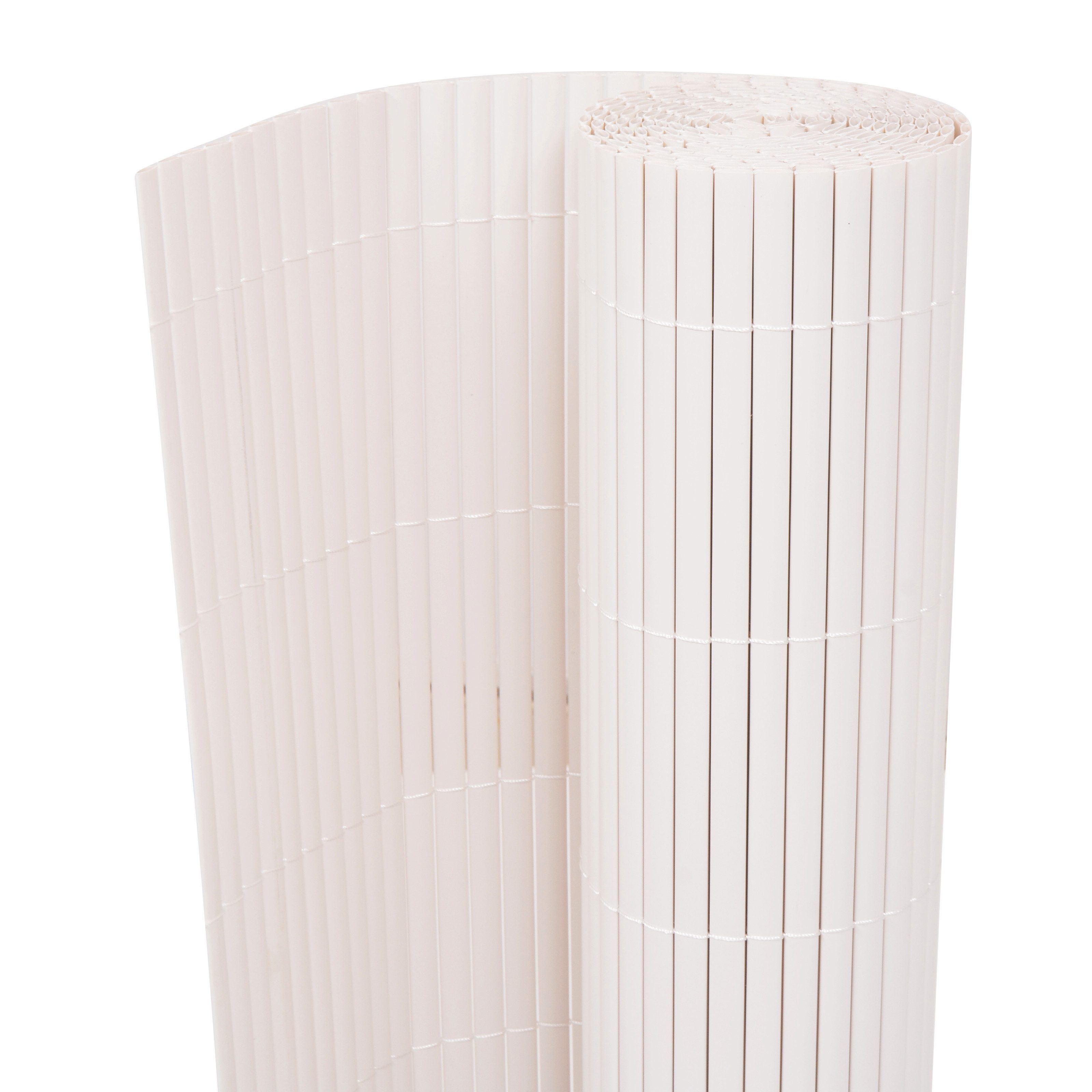 vidaXL Gartenzaun Gartenzaun Doppelseitig PVC 150x300 günstig online kaufen