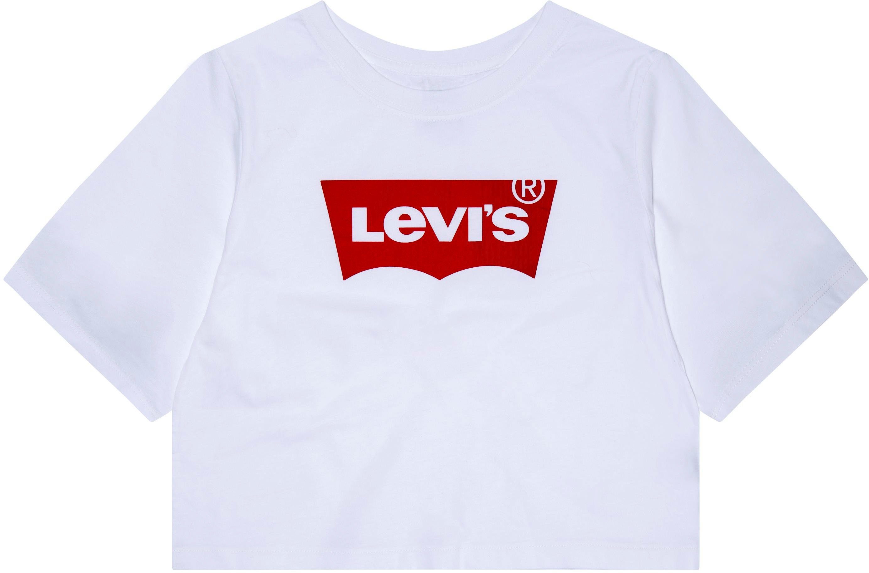 Levi's® Kids T-Shirt BATWING CROPPED weiß TEE for GIRLS