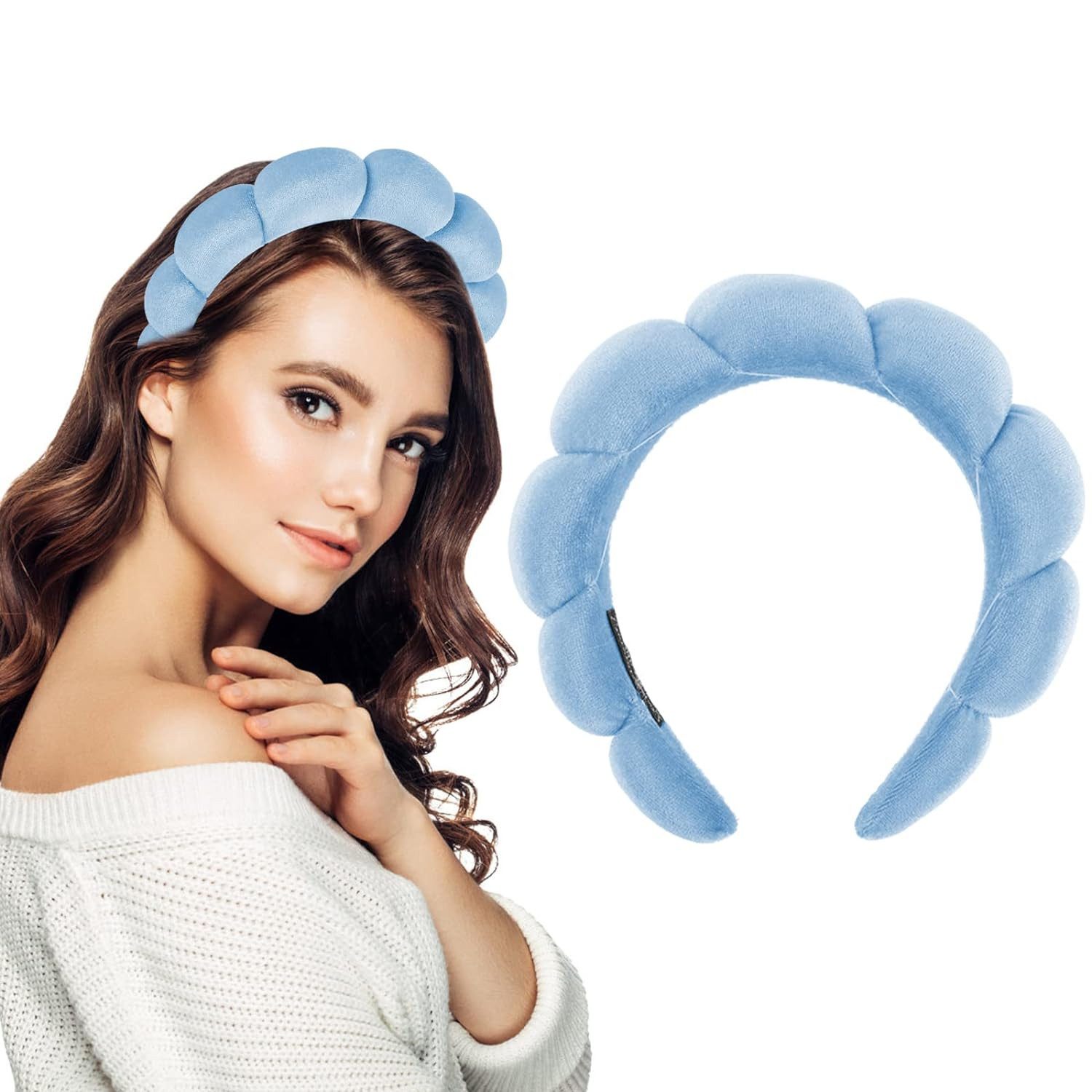 Haargummi Spa-Stirnband für Damen Schwamm-Stirnband zum Waschen