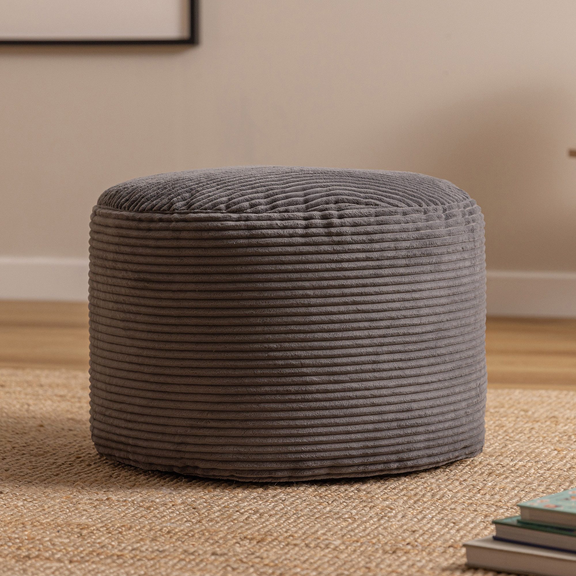 icon Pouf XL aus Cord „Milano“, mit Füllung